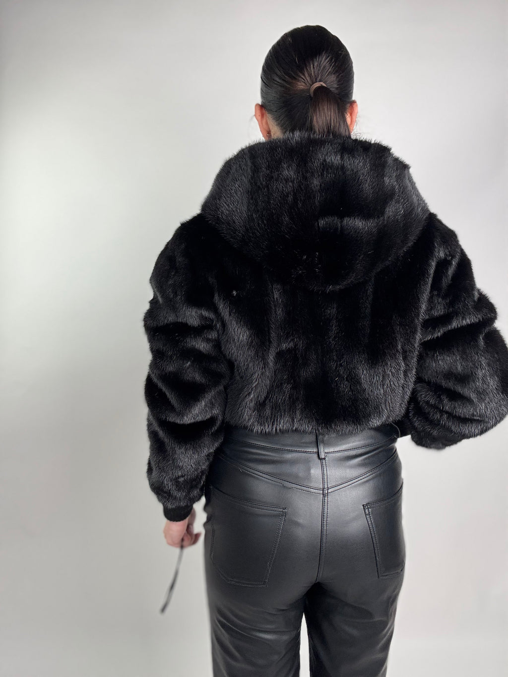 Mink Bomber Jacket
