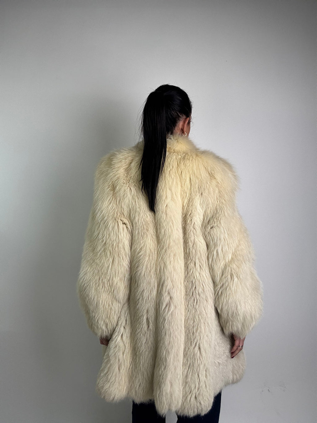 Giacca in volpe polare N438