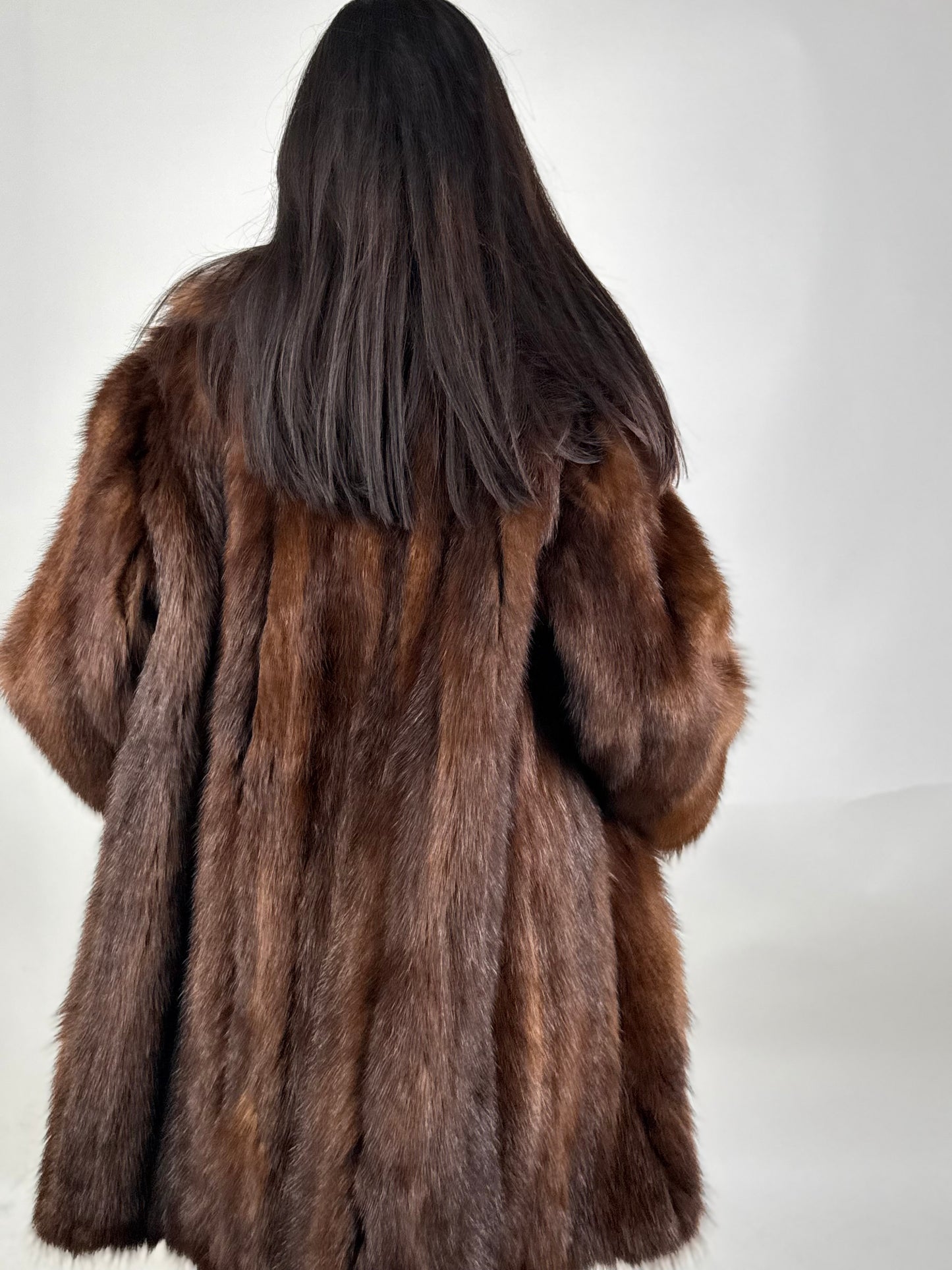 Cappotto in zibellino americano N637