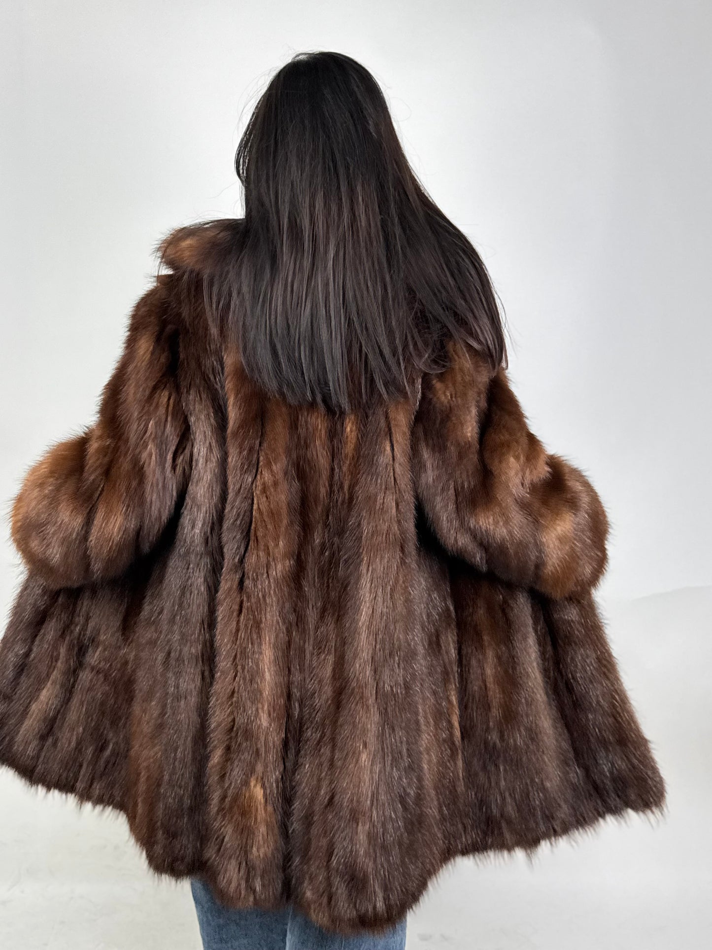 Cappotto in zibellino americano N637