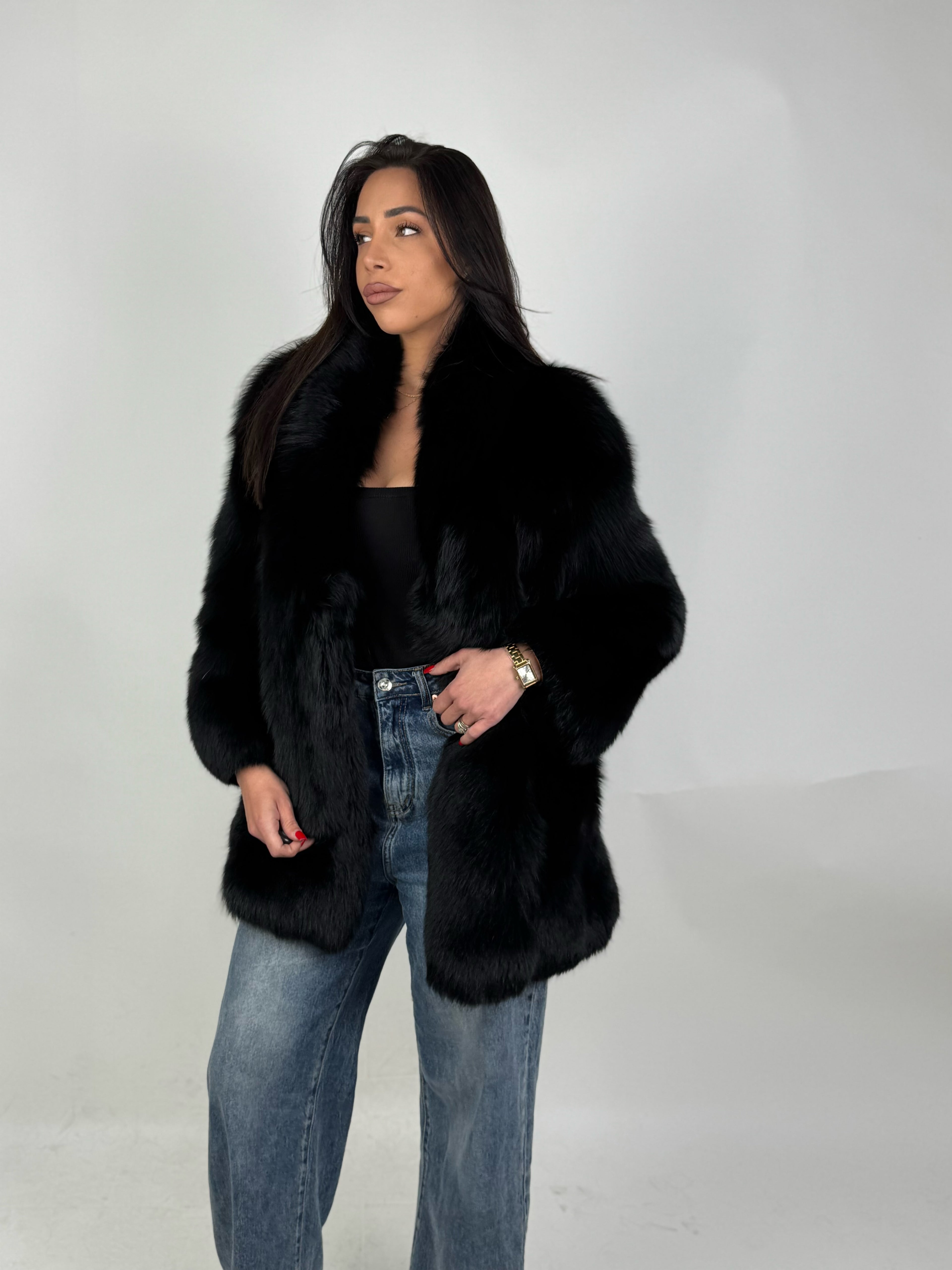 Mink Bomber Jacket