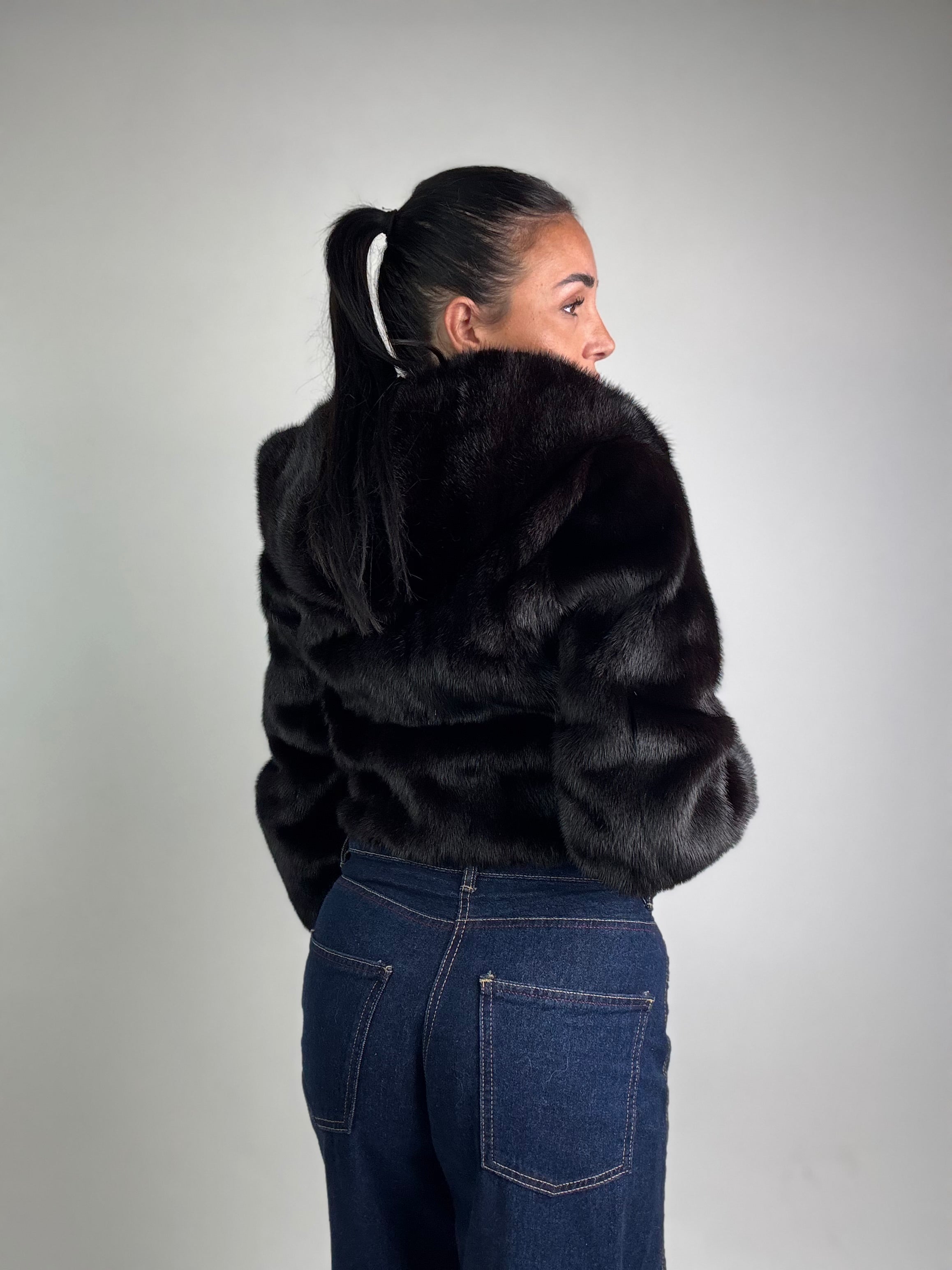 Bomber in visone N51