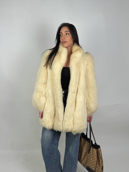 Giacca in volpe polare N533