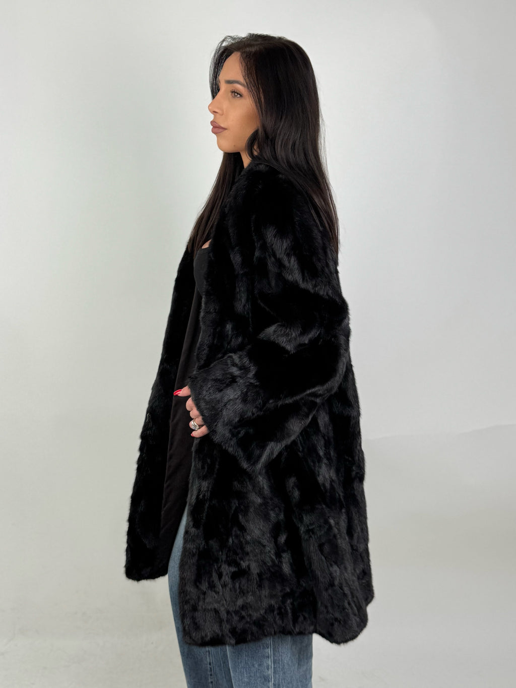 Cappotto in visone N634