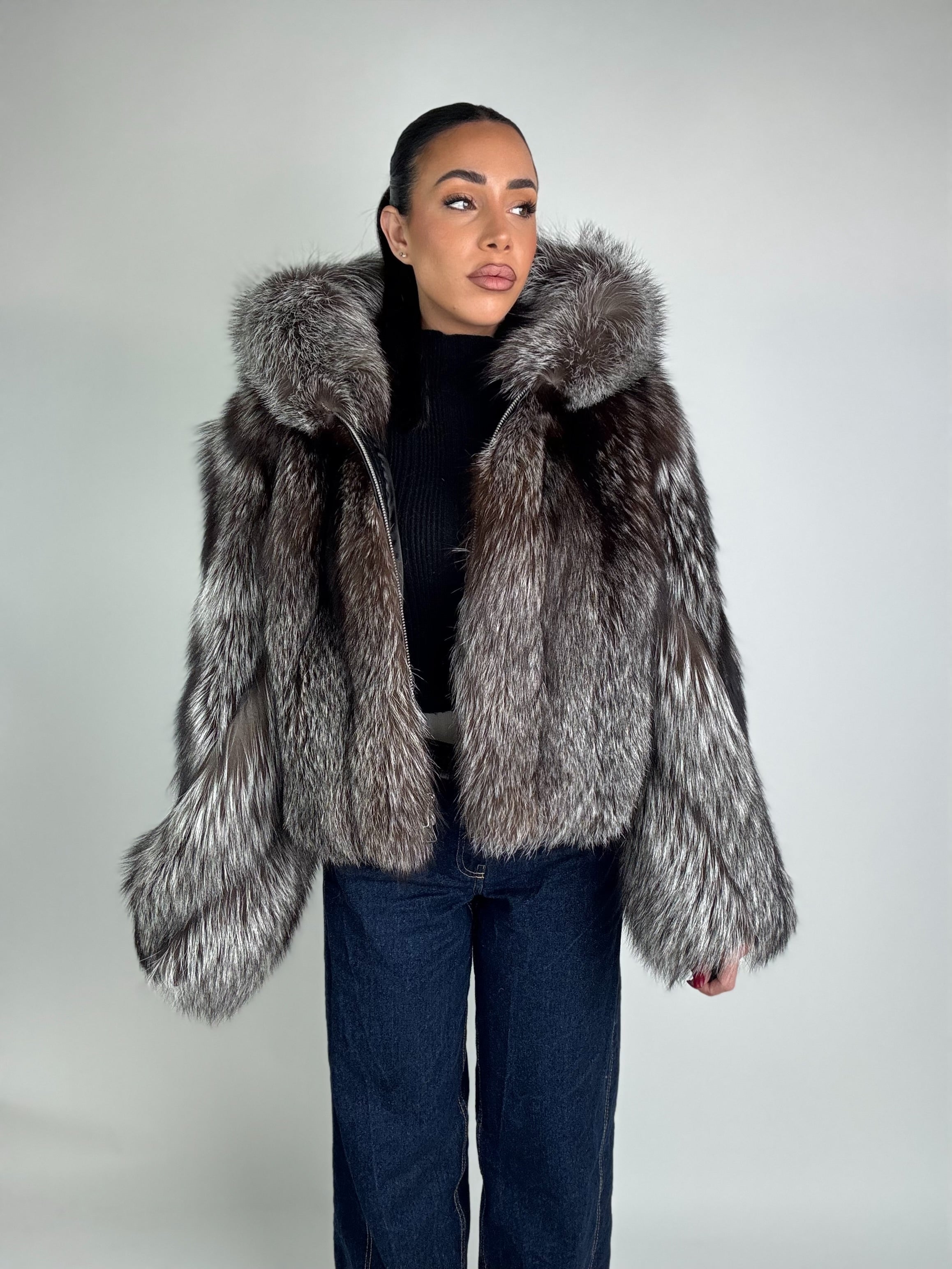 Mink Bomber Jacket