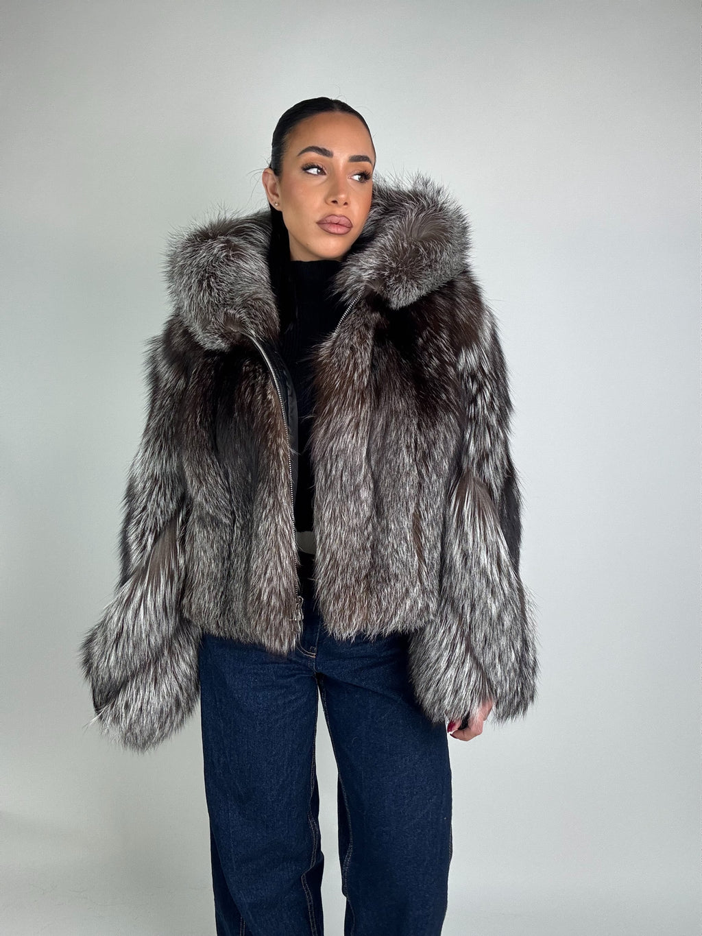 Mink Bomber Jacket