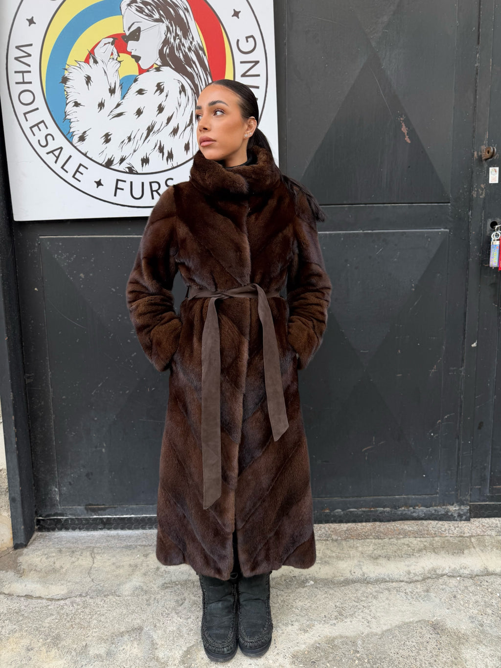 Mink Bomber Jacket