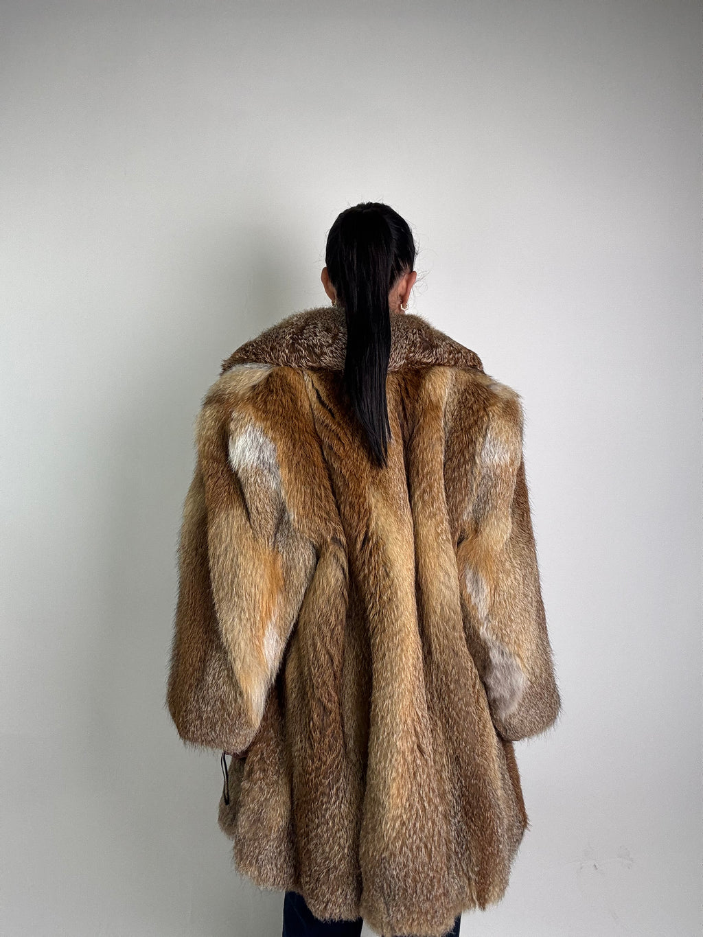 Giacca in volpe rossa N630