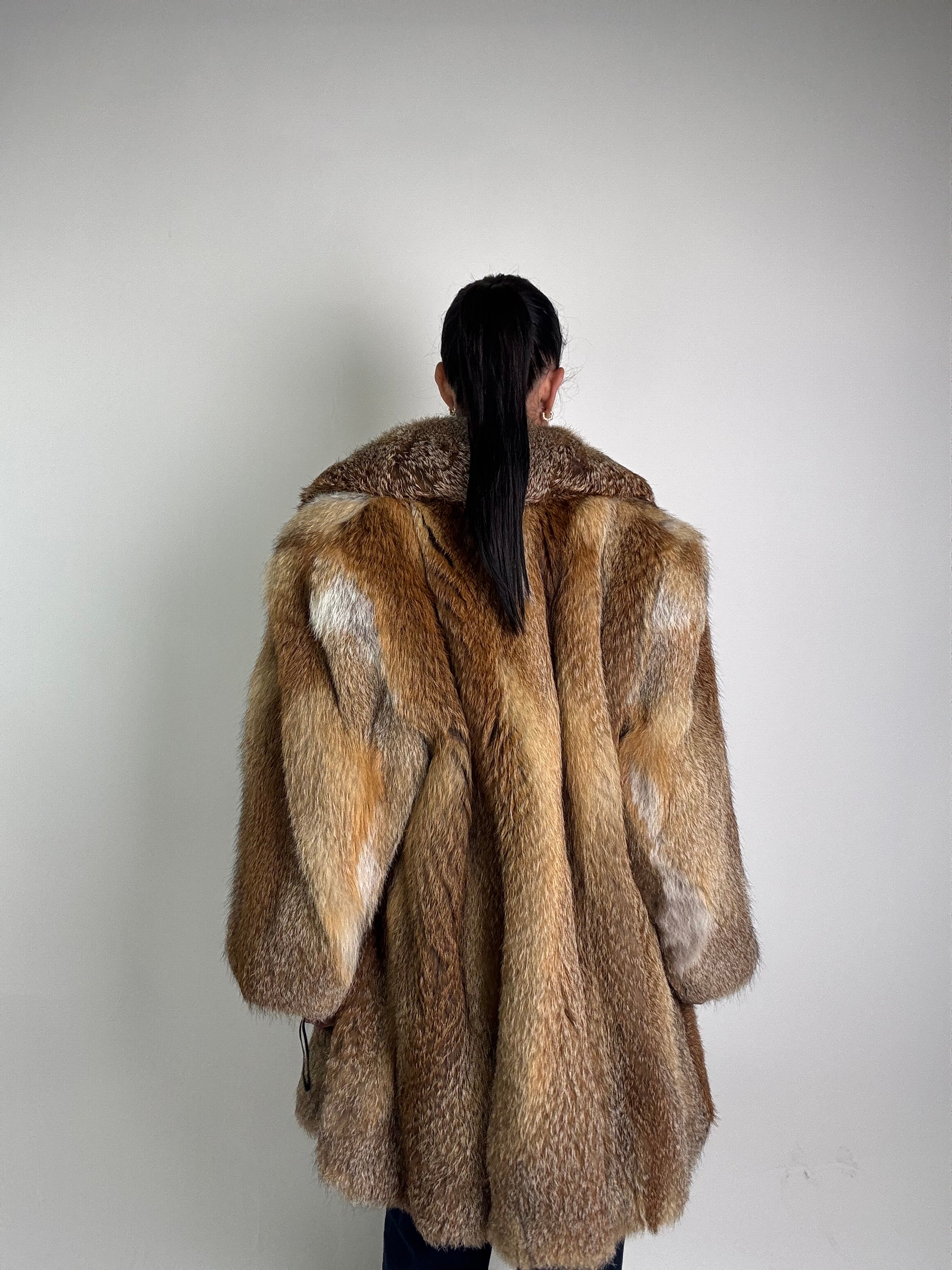 Giacca in volpe rossa N630