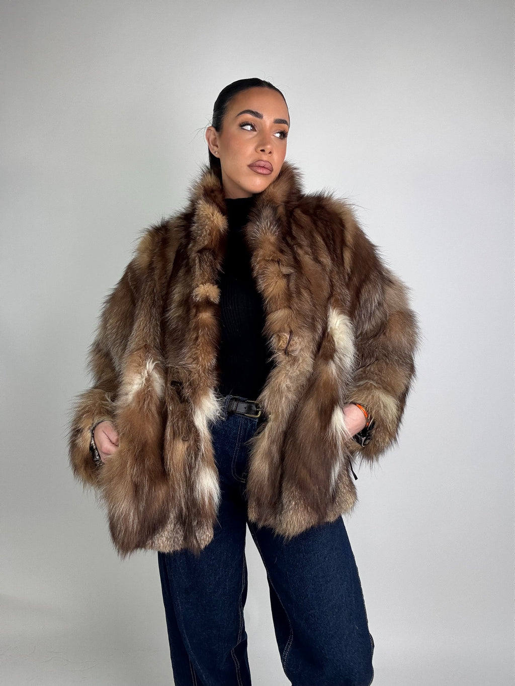 Mink Bomber Jacket