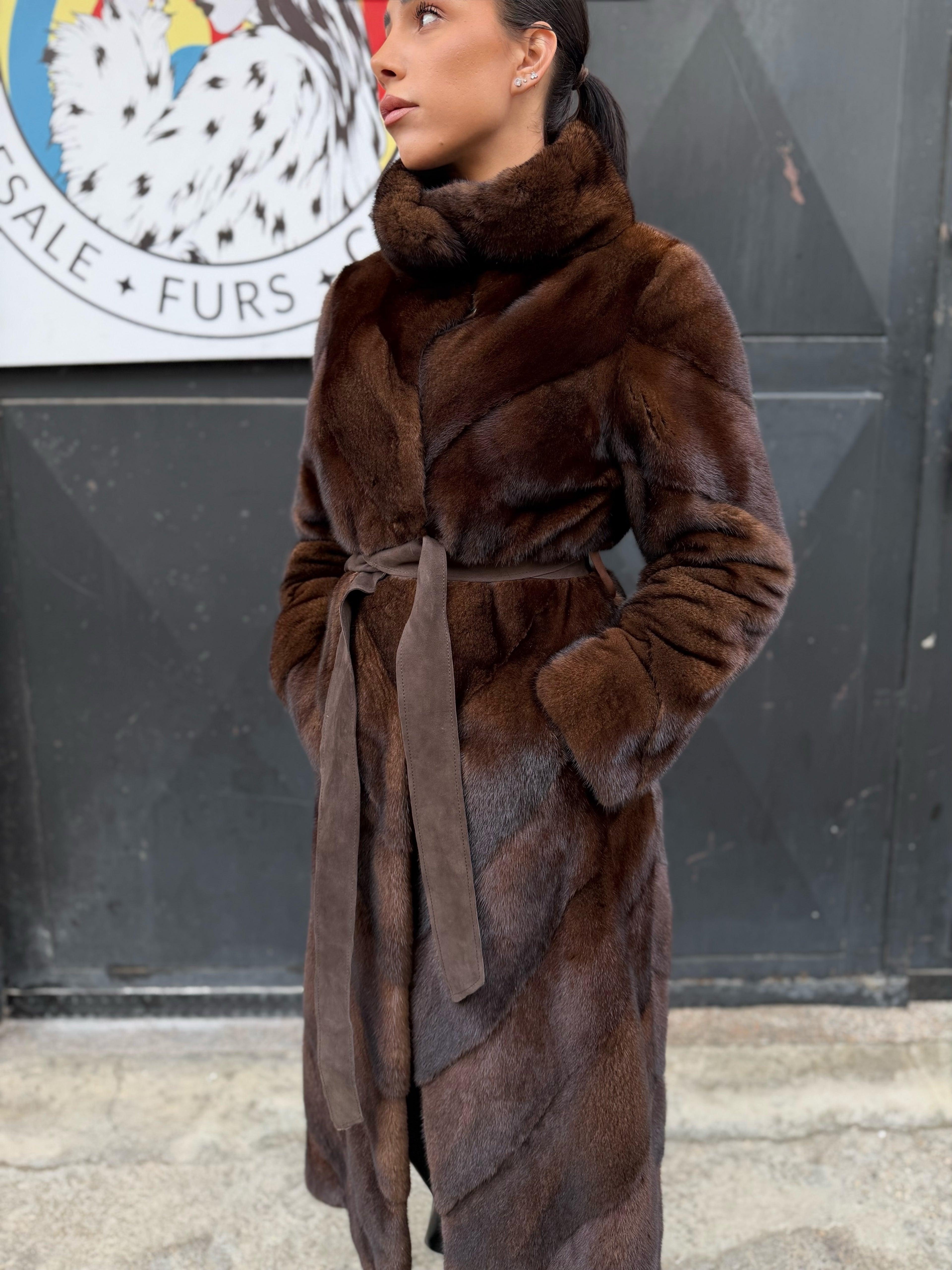 Mink Bomber Jacket