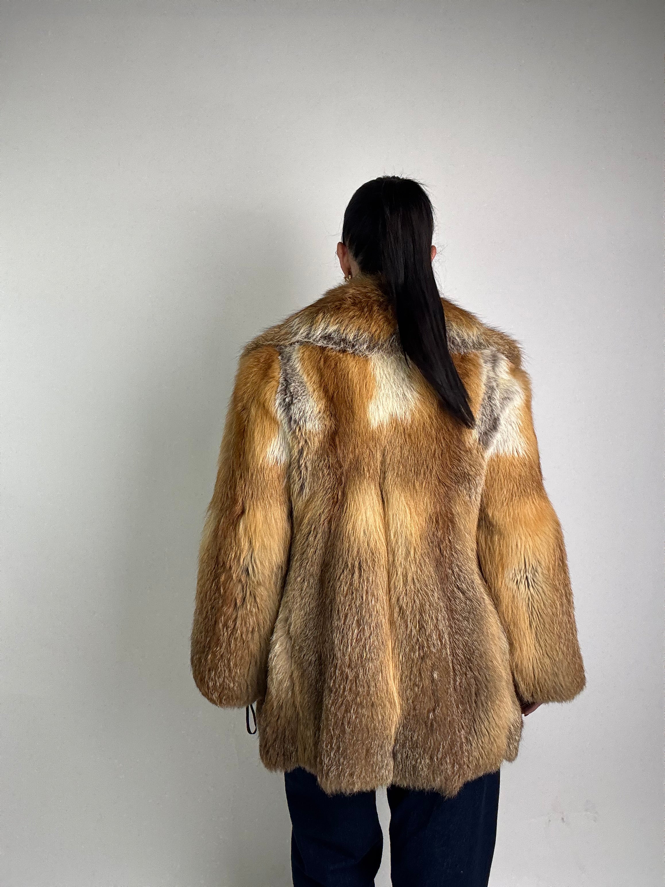 Giacca in volpe rossa N50