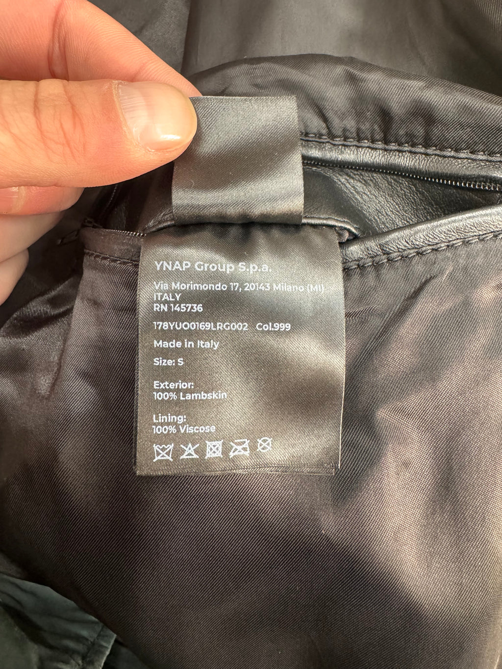 Chiodo in pelle