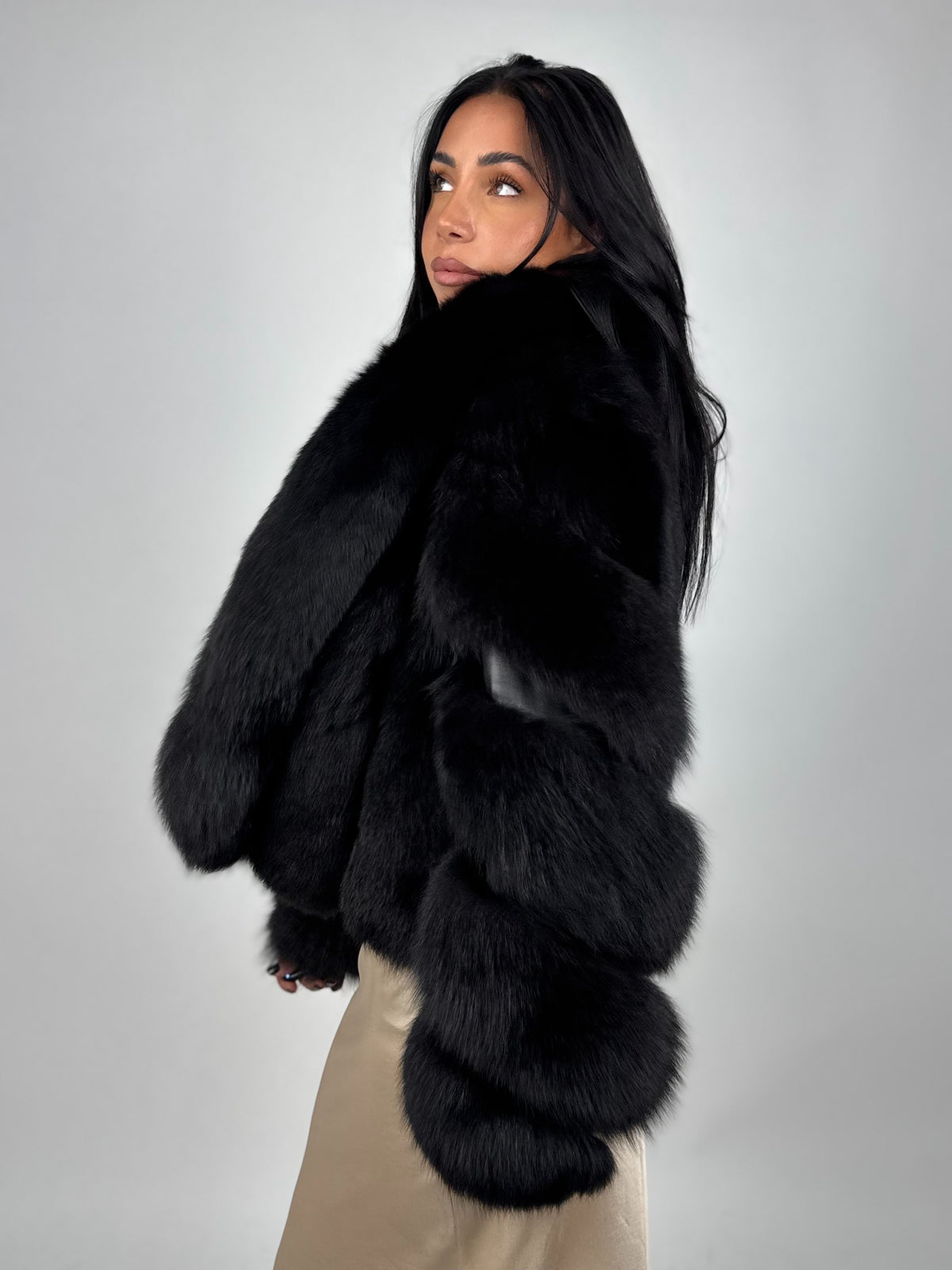 Mink Bomber Jacket