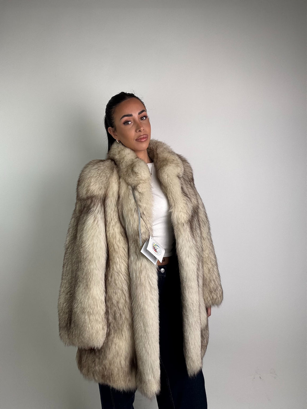 Giacca in volpe della groenlandia N588