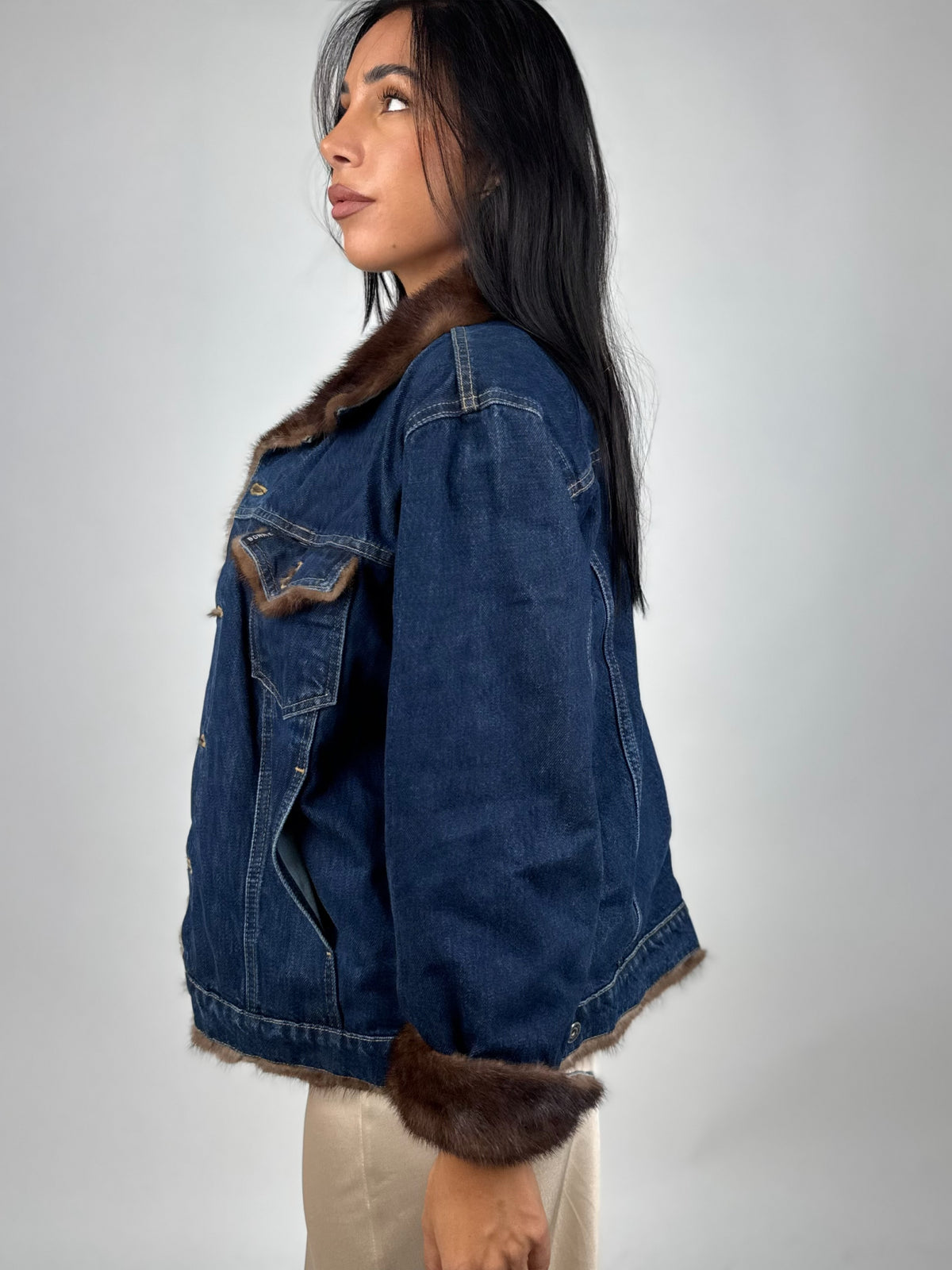 Mink Bomber Jacket