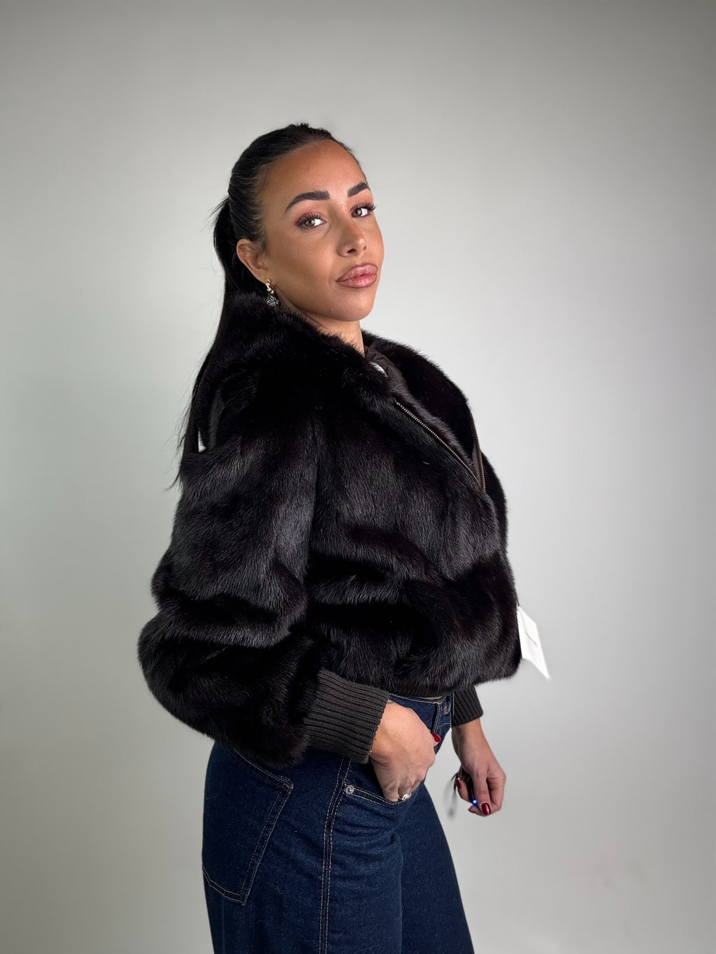 Bomber in visone N51