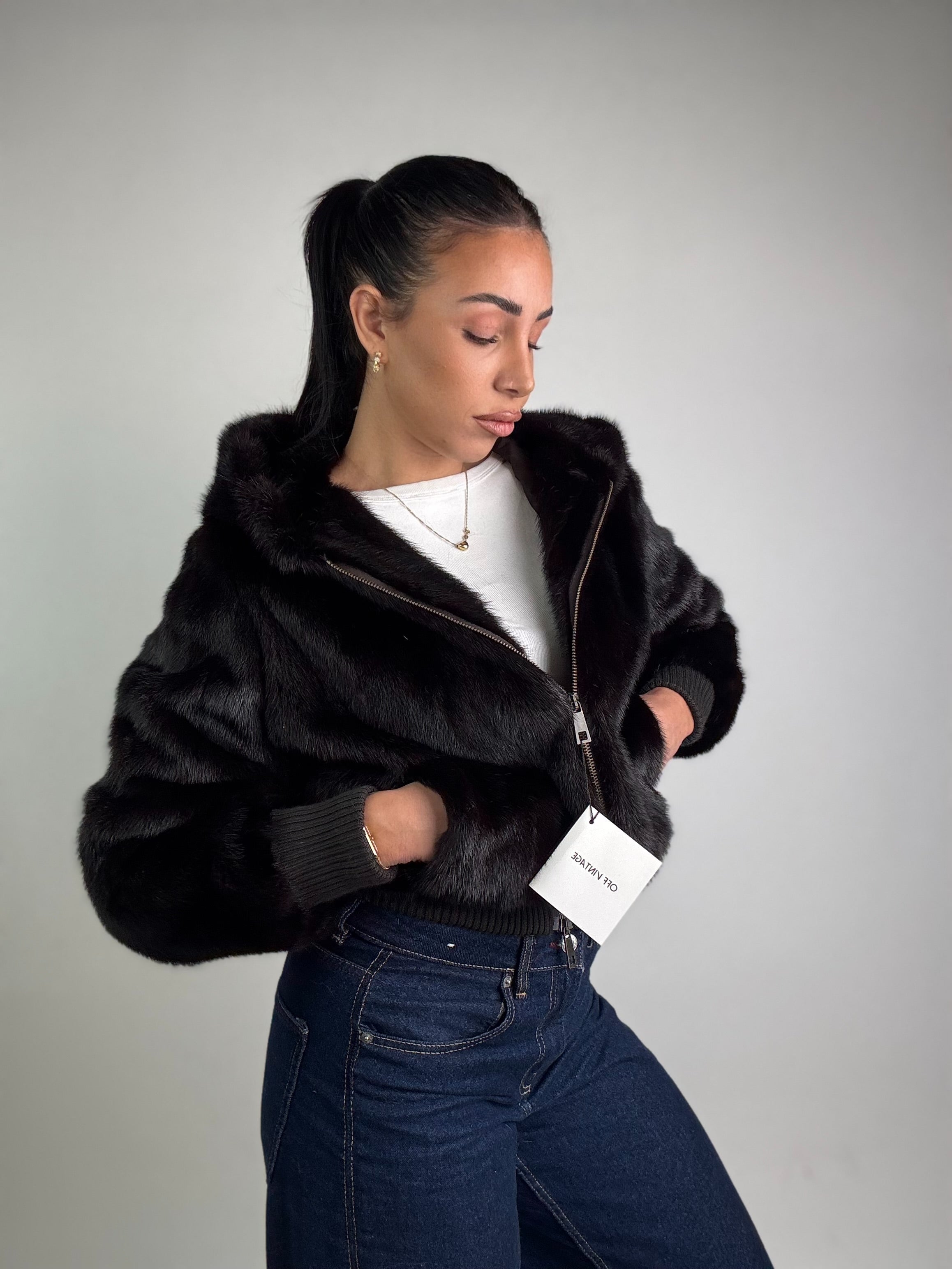 Bomber in visone N51