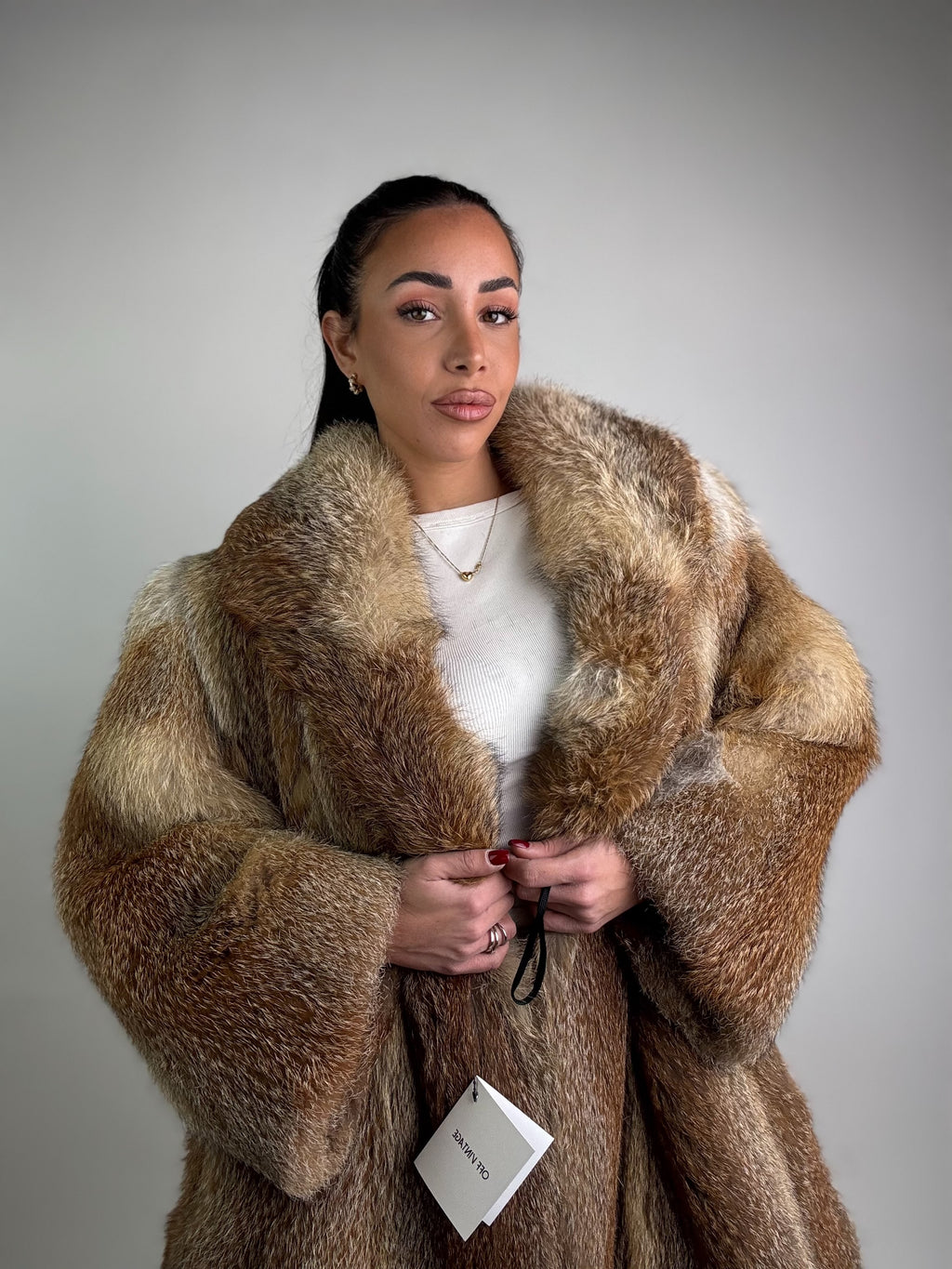 Giacca in volpe rossa N630