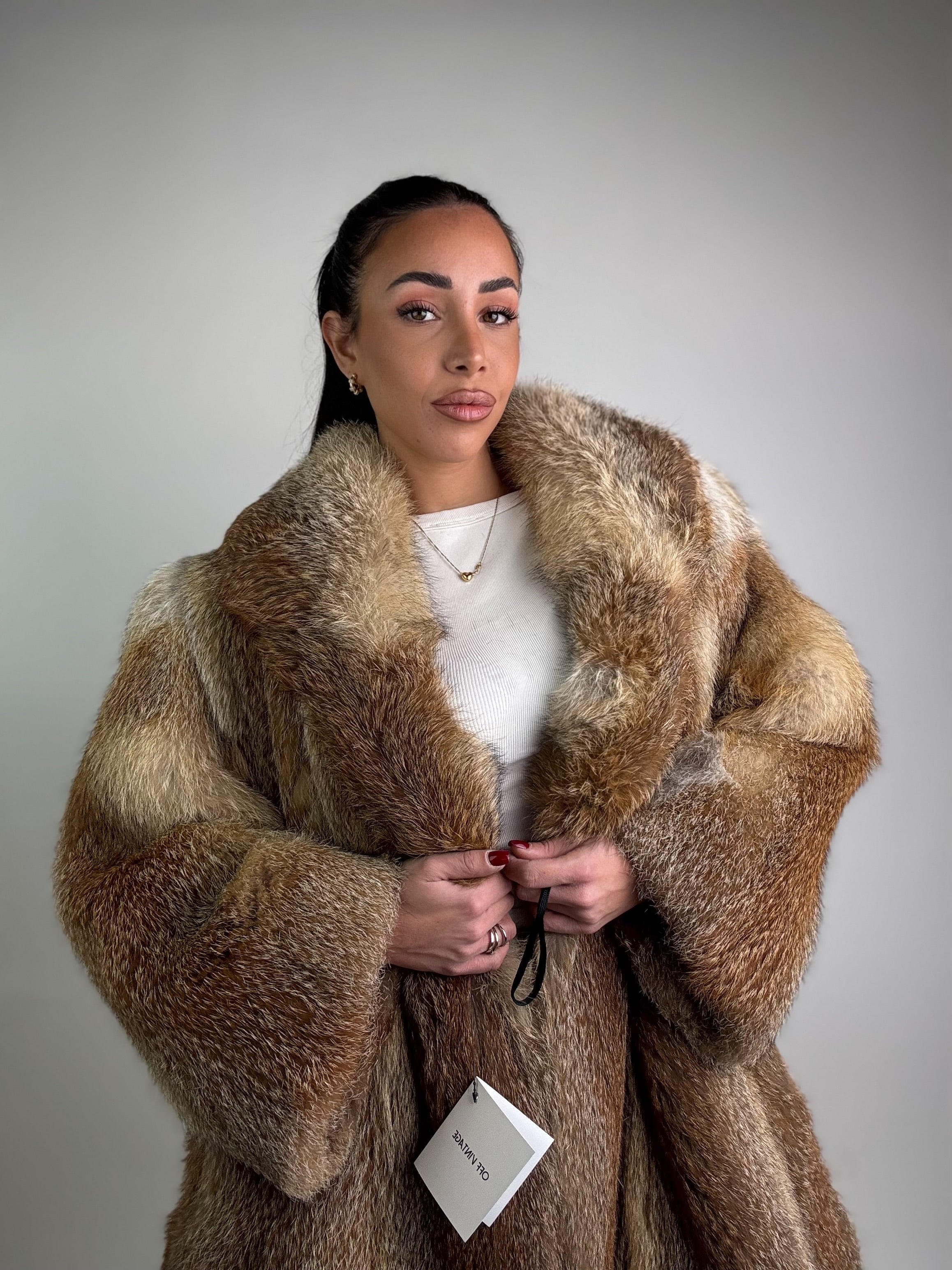 Giacca in volpe rossa N630