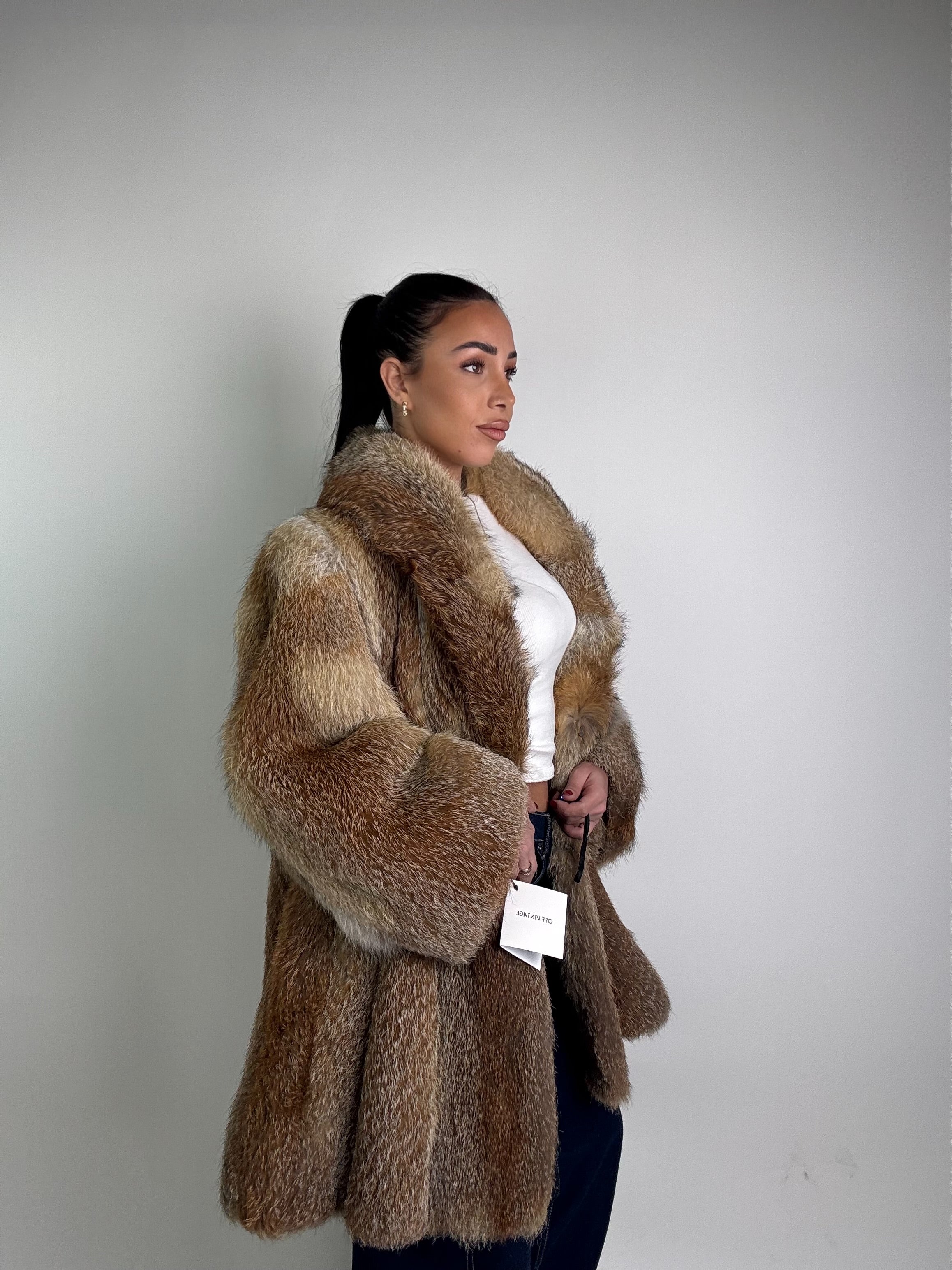 Giacca in volpe rossa N630