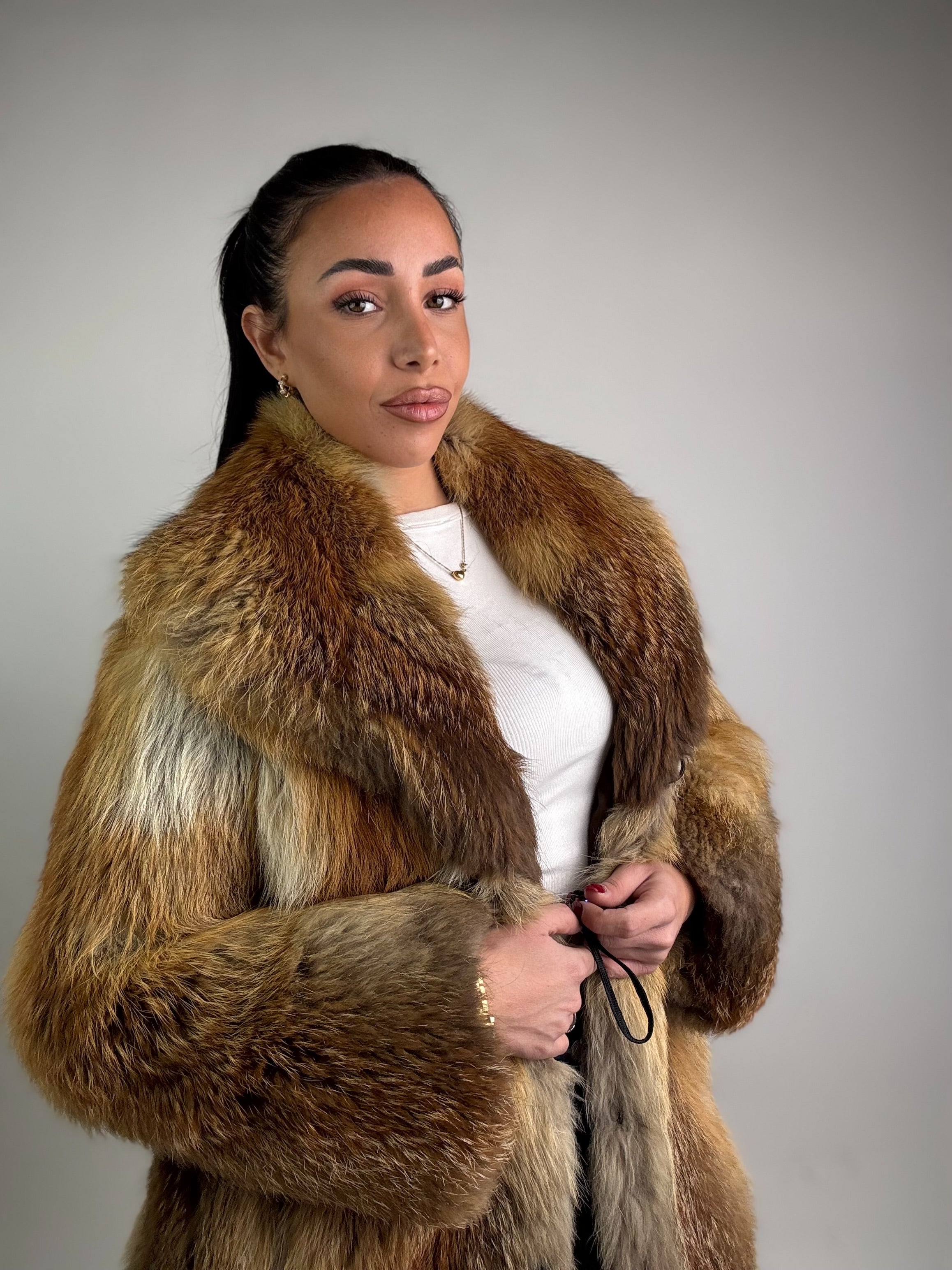 Giacca in volpe rossa N50