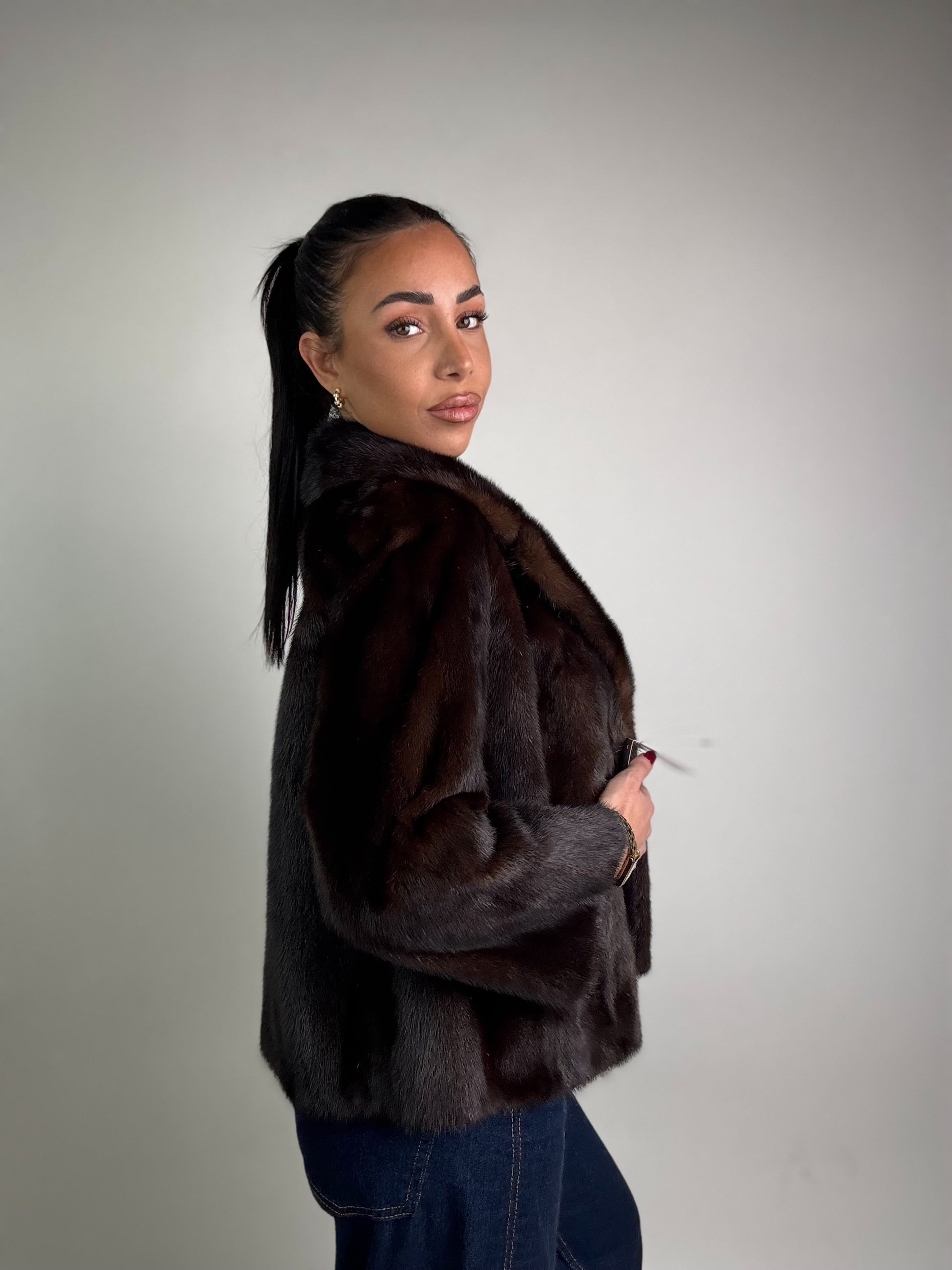 Bolerino in visone N123