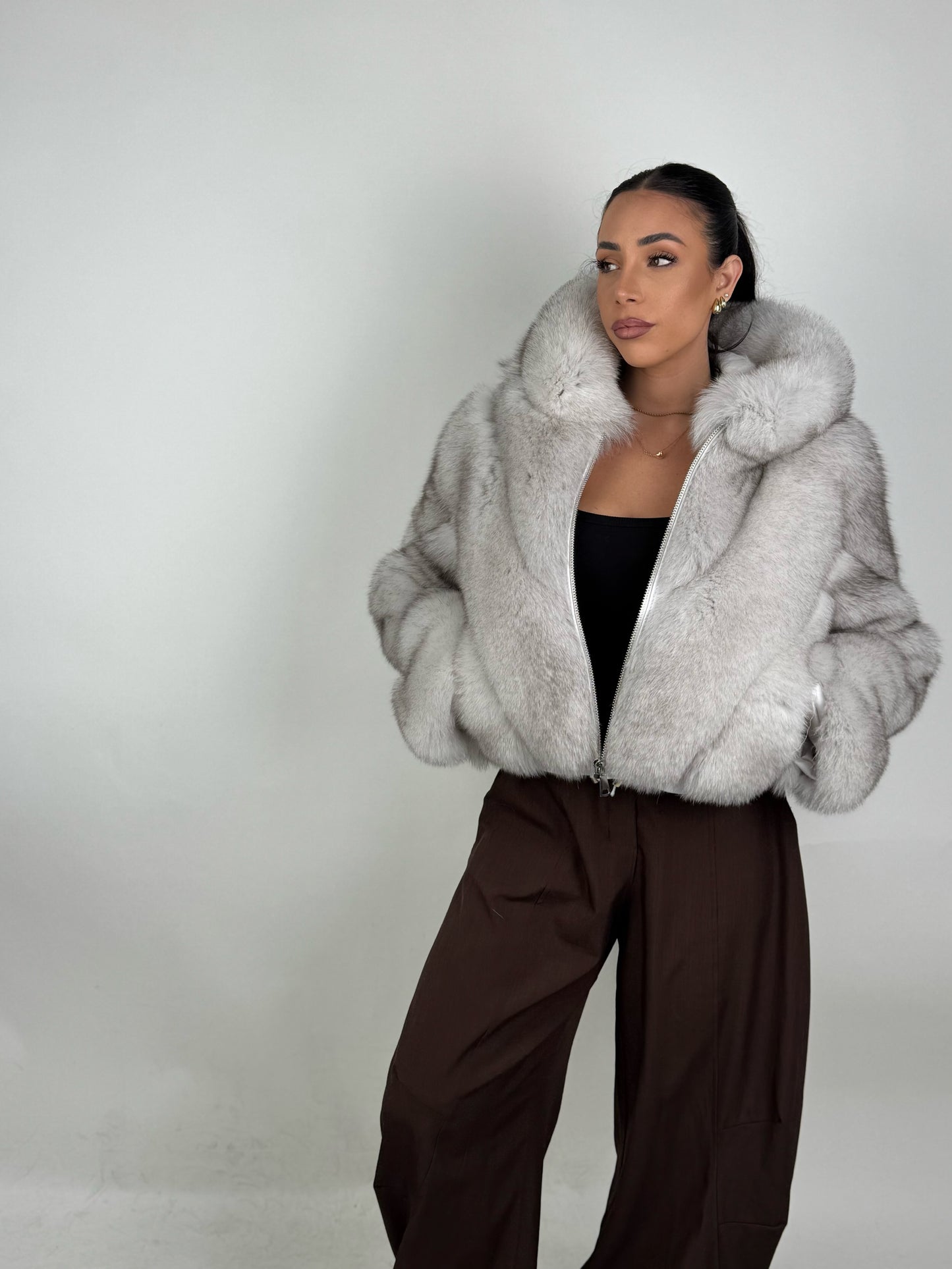 Mink Bomber Jacket