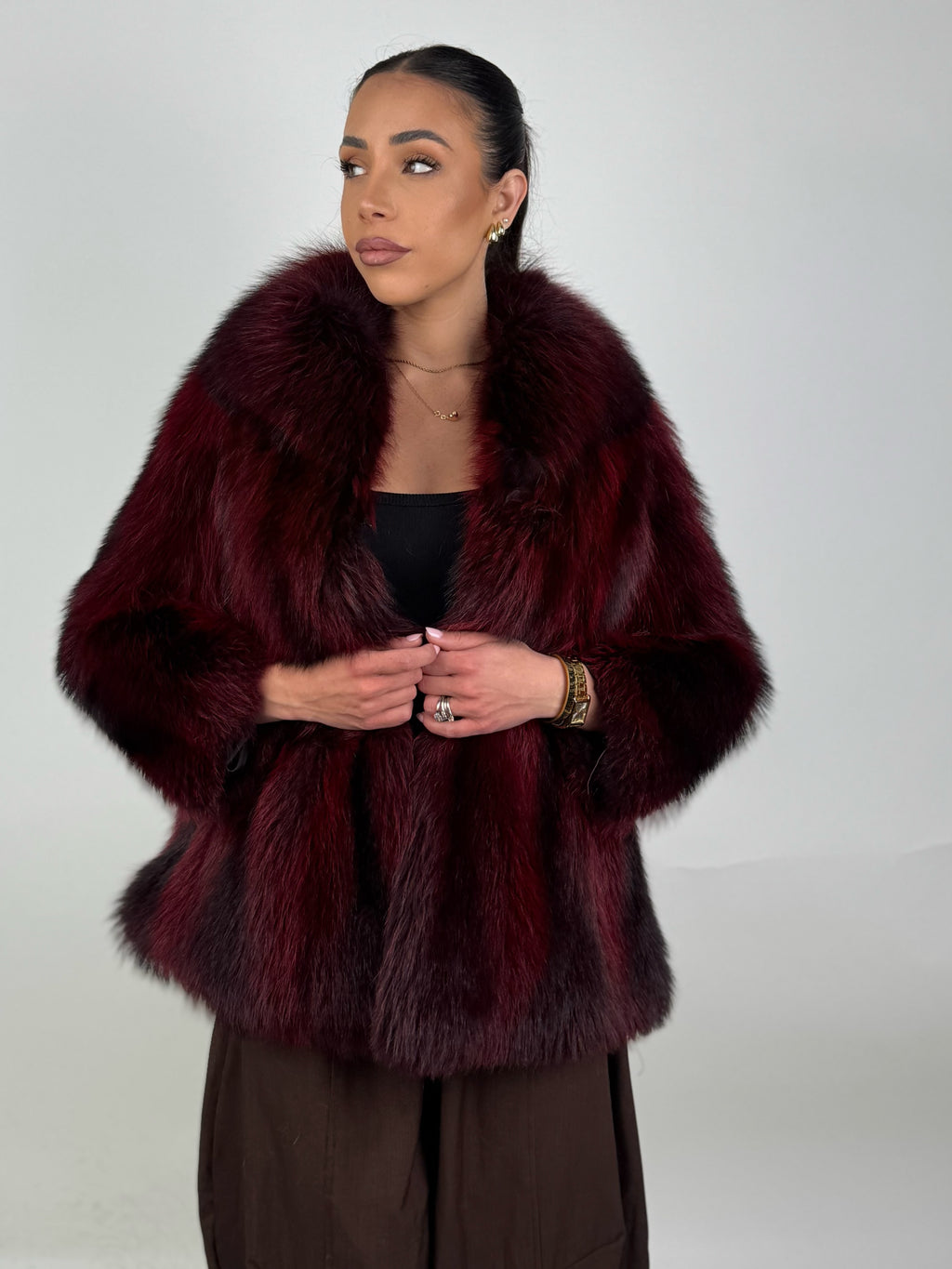Giacca in volpe N538