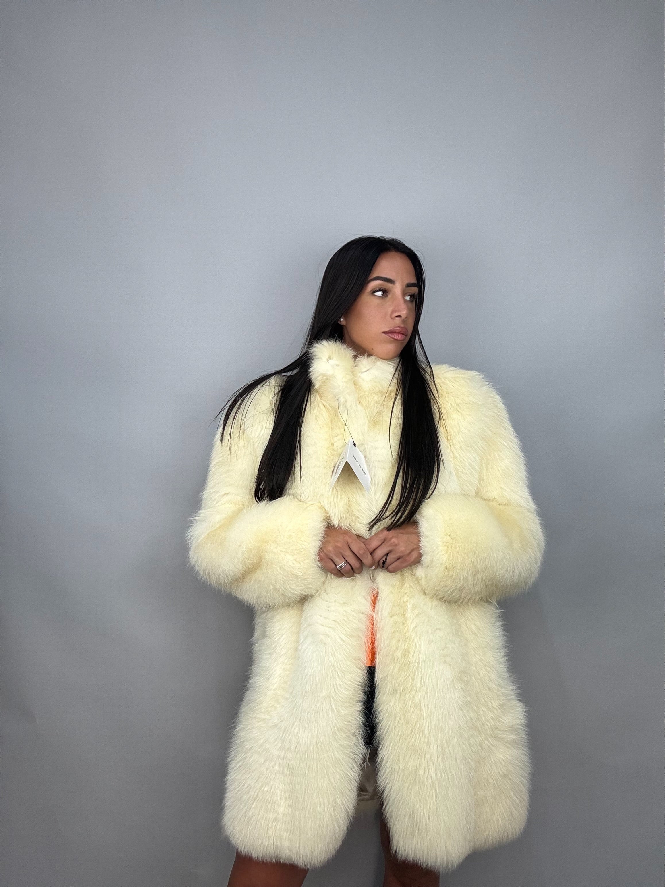 Giacca in volpe polare