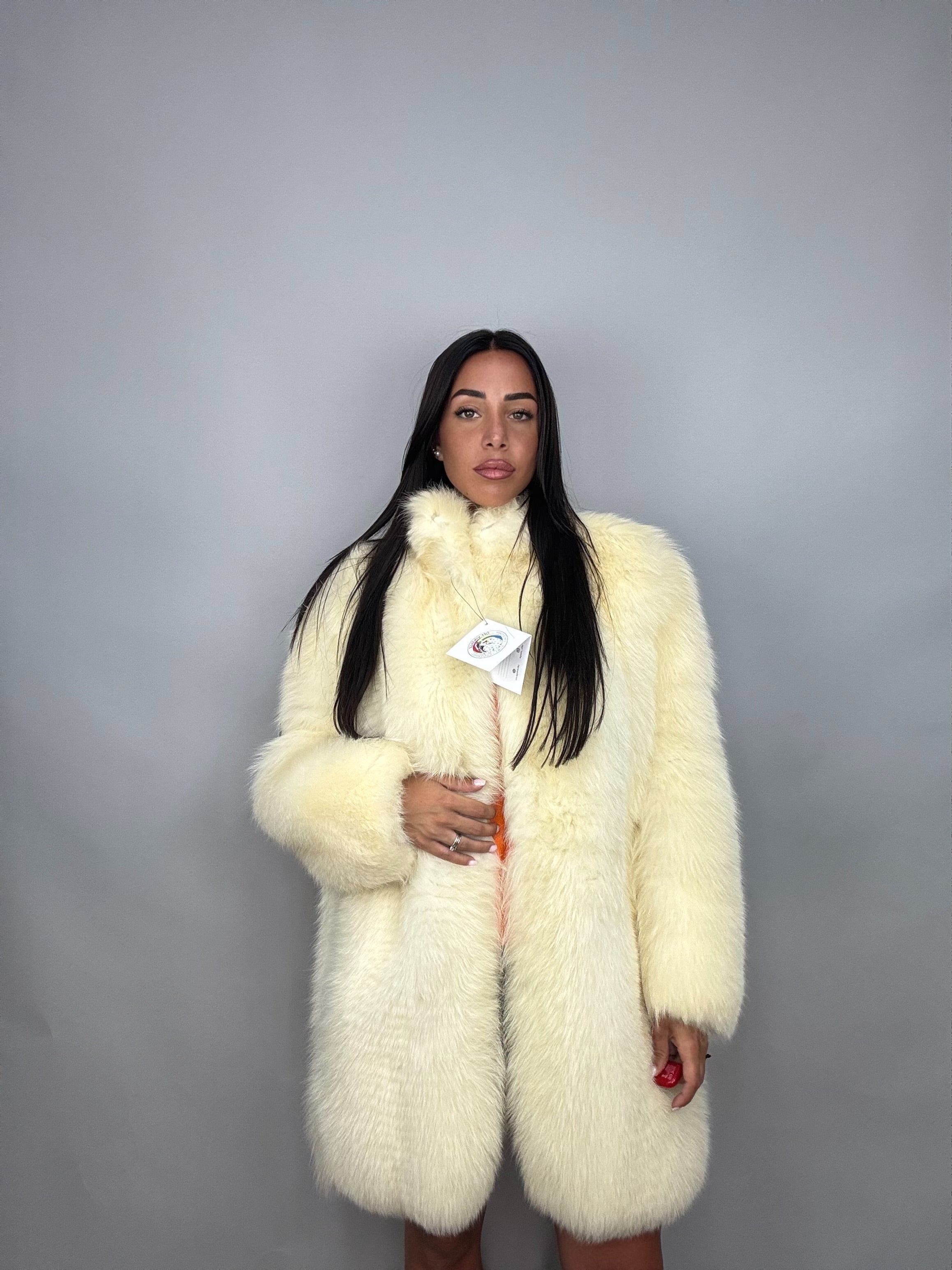 Giacca in volpe polare