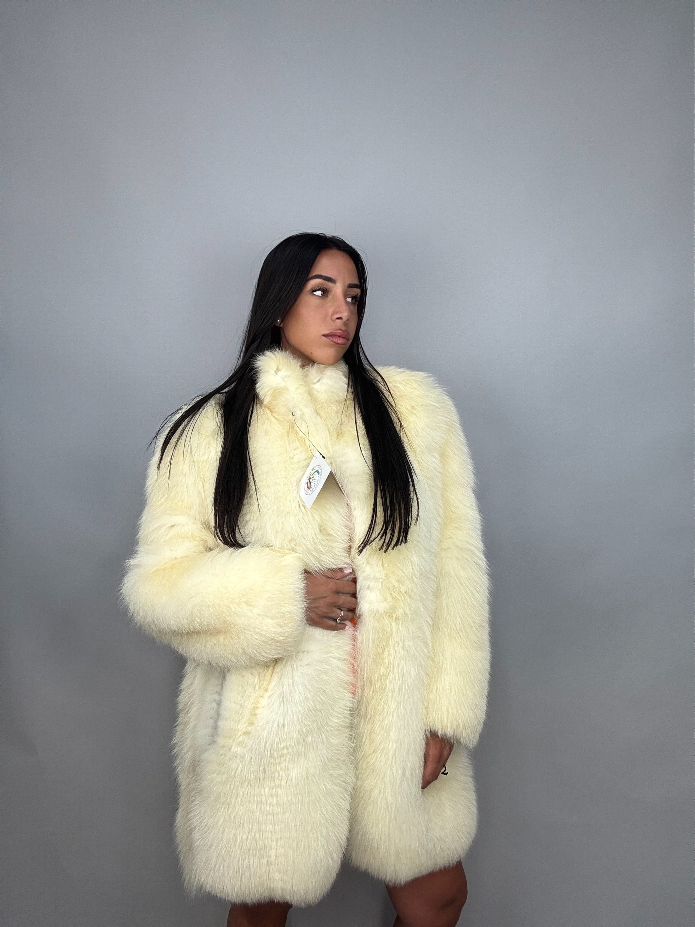 Giacca in volpe polare