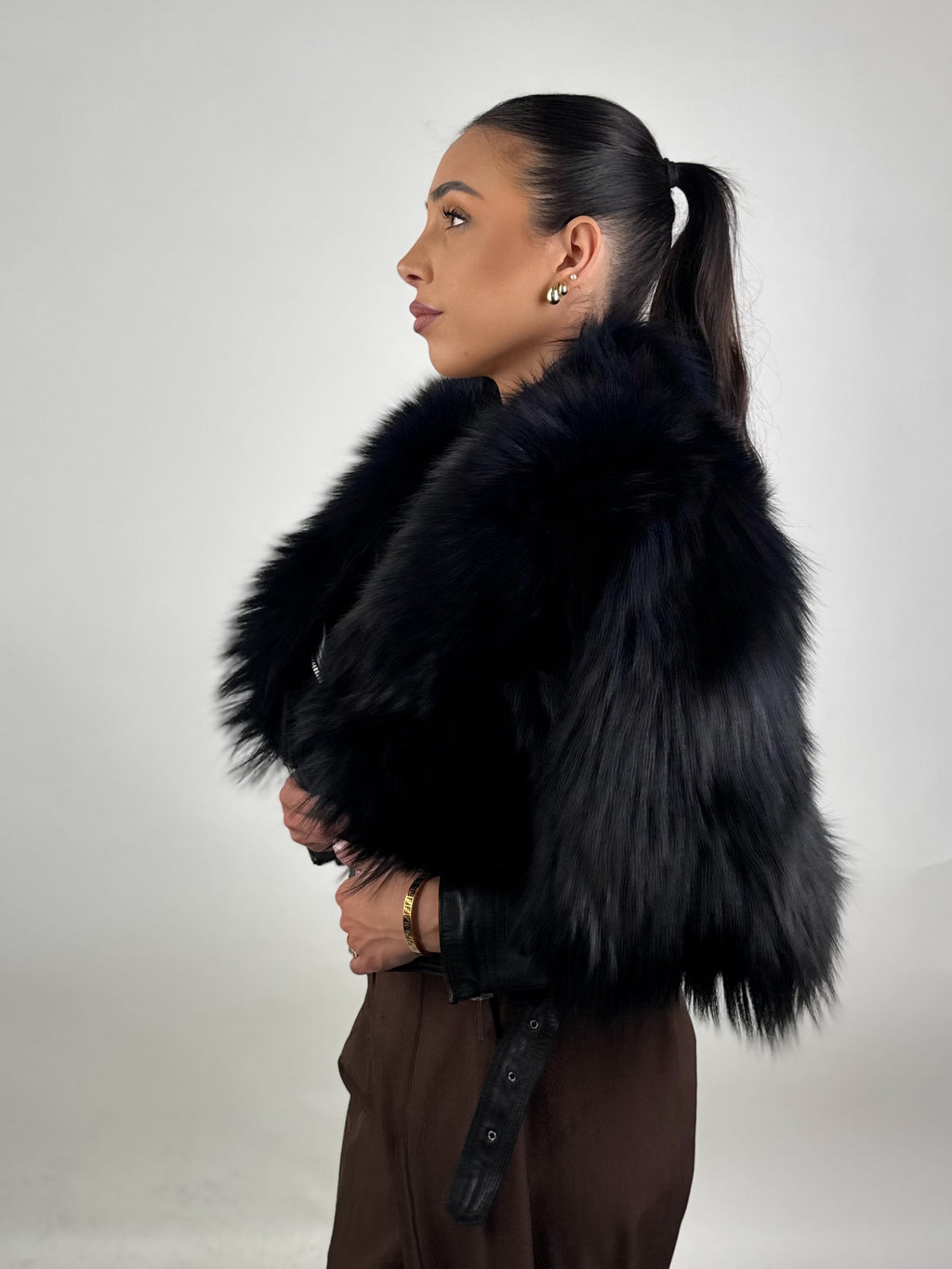 Mink Bomber Jacket