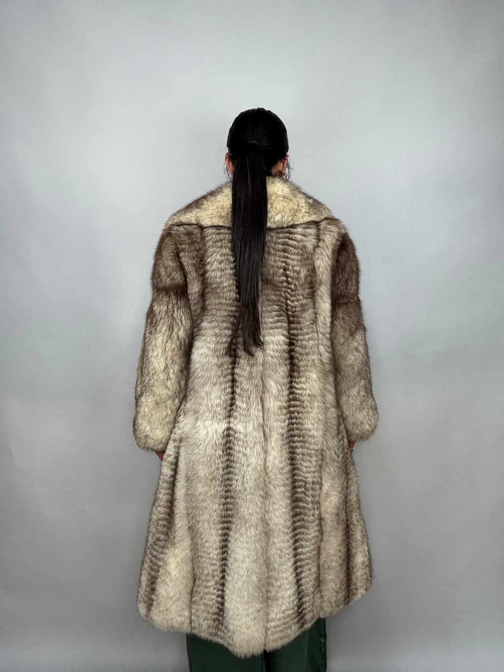 Cappotto in volpe della groenlandia