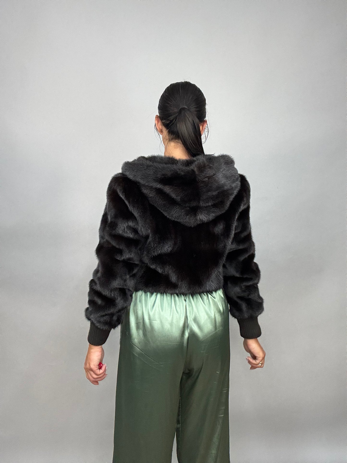 Bomber in visone