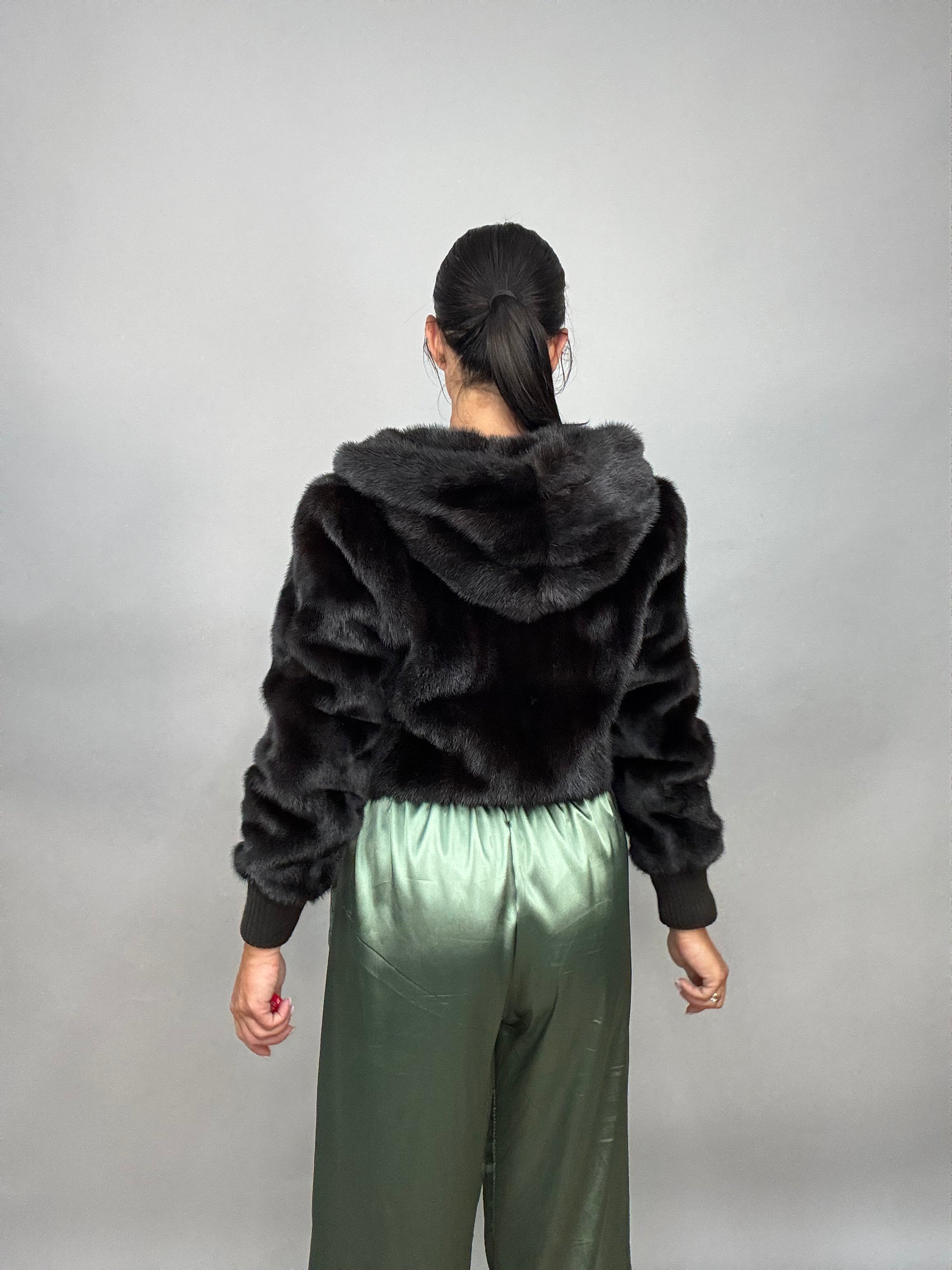 Bomber in visone
