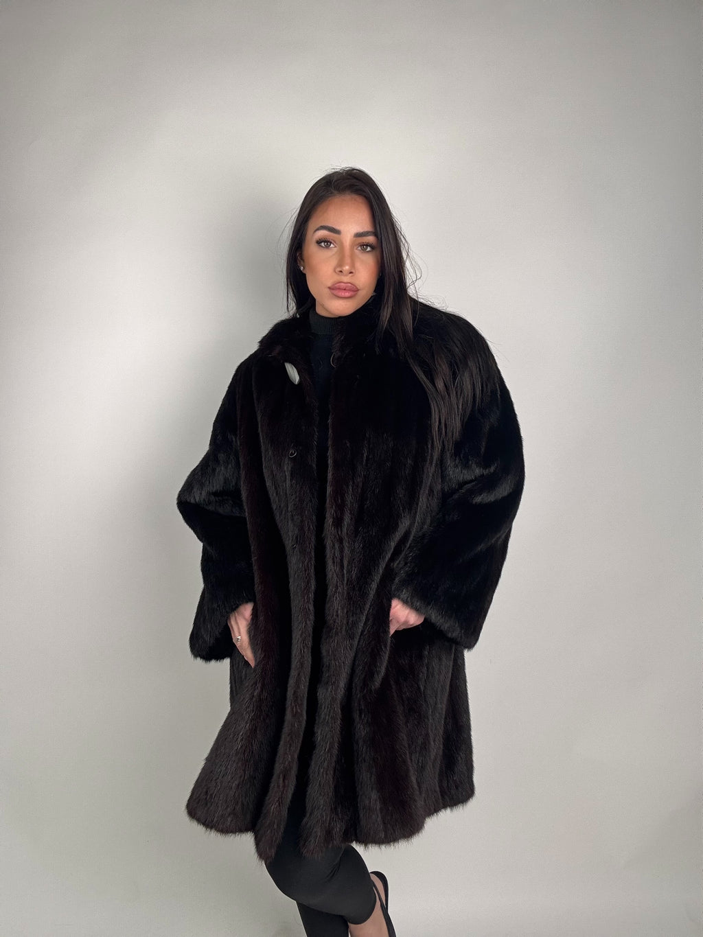 Cappotto in visone N465