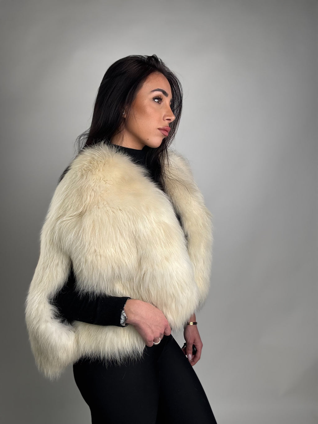 Mink Bomber Jacket
