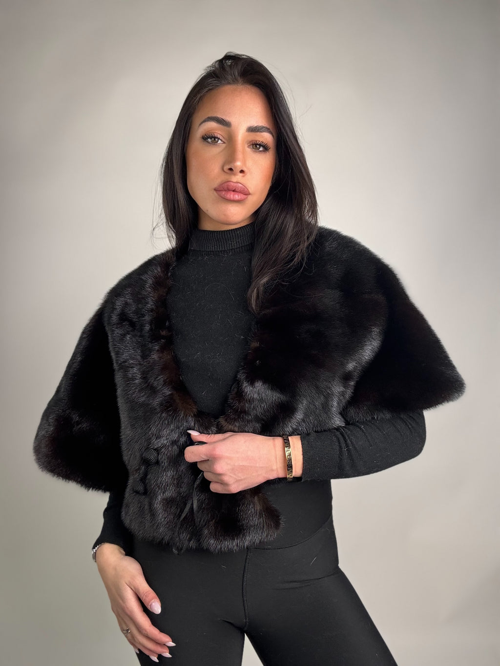 Mink Bomber Jacket