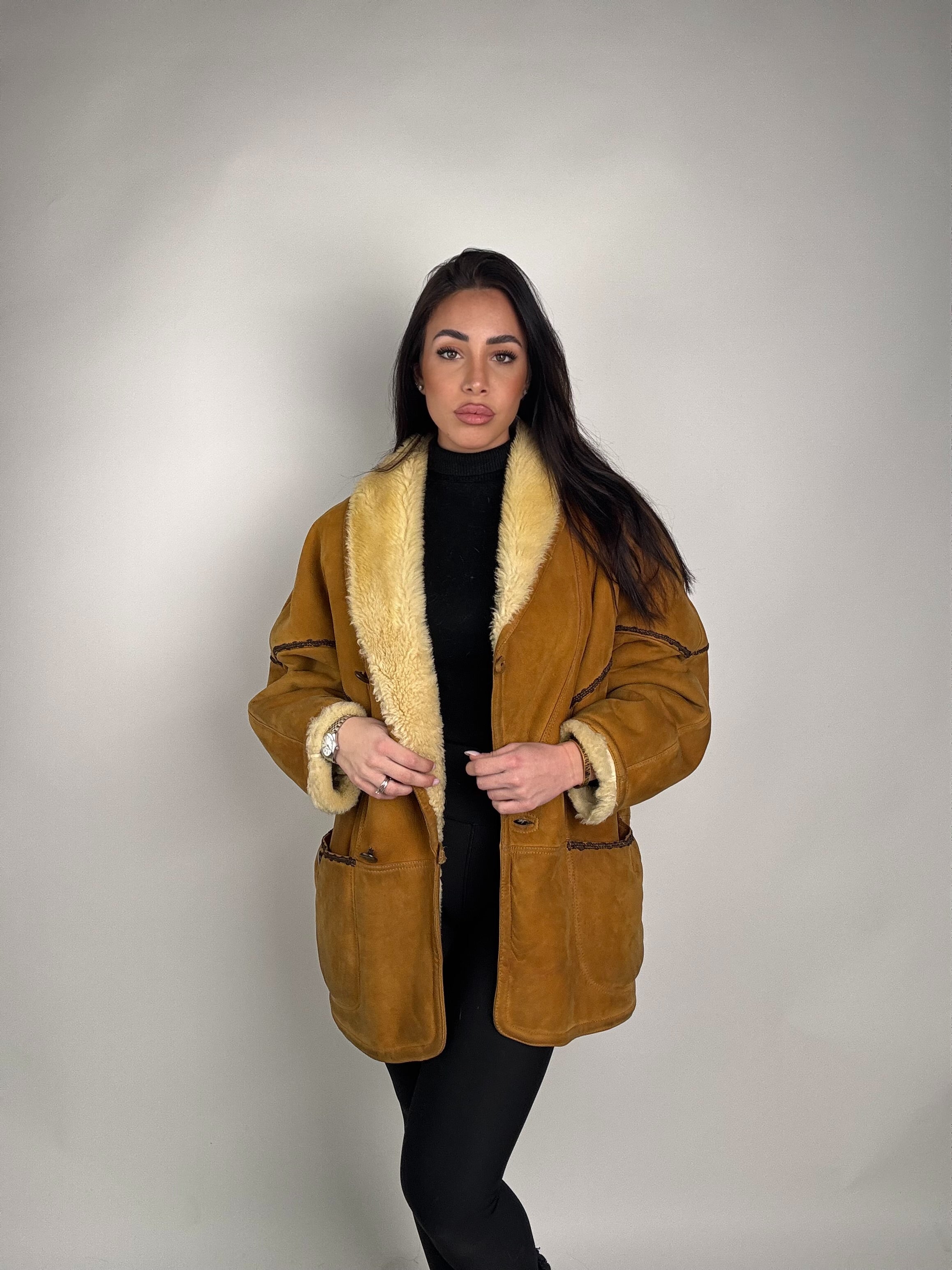 Shearling coat N164