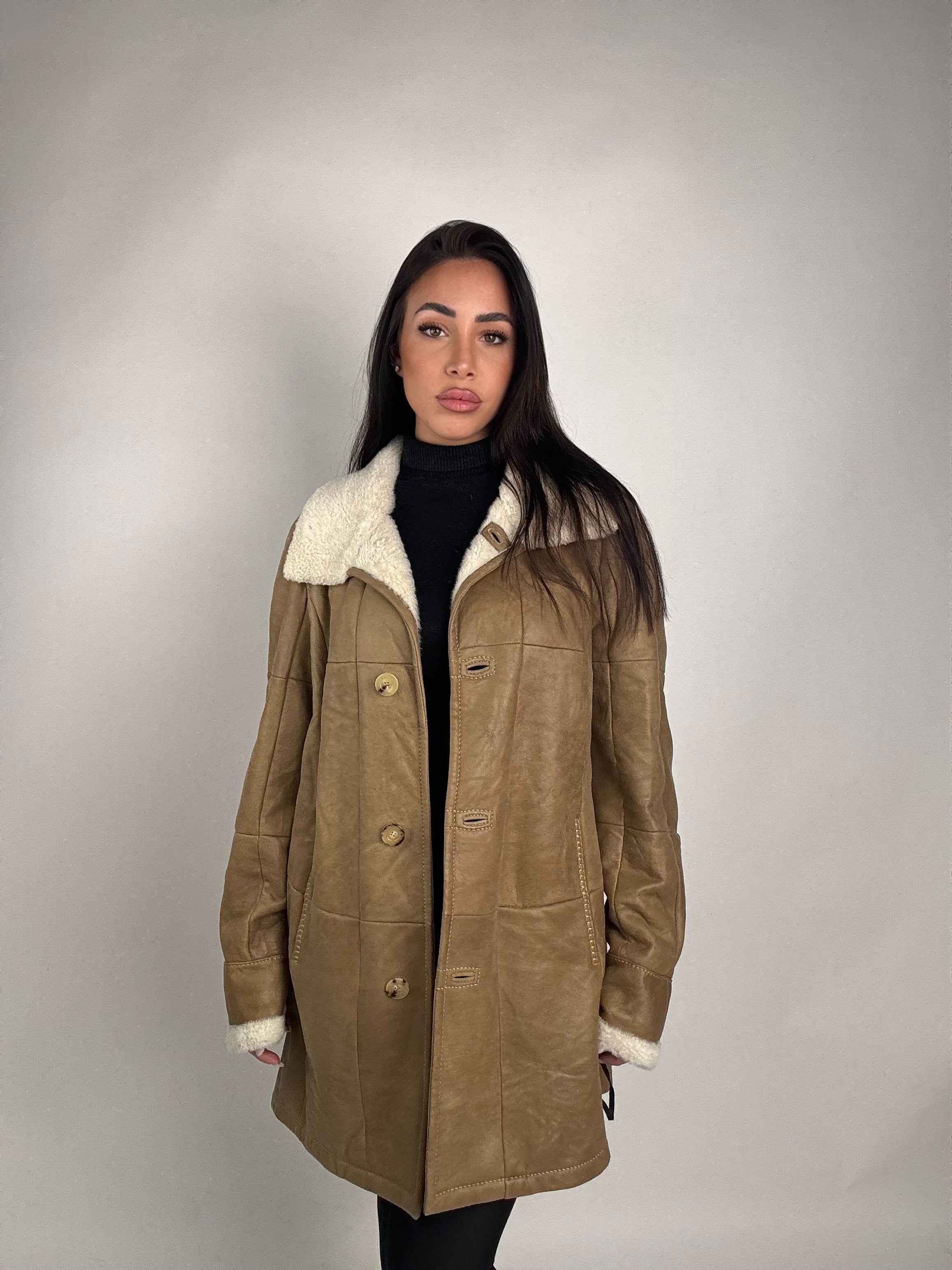 Shearling coat N165