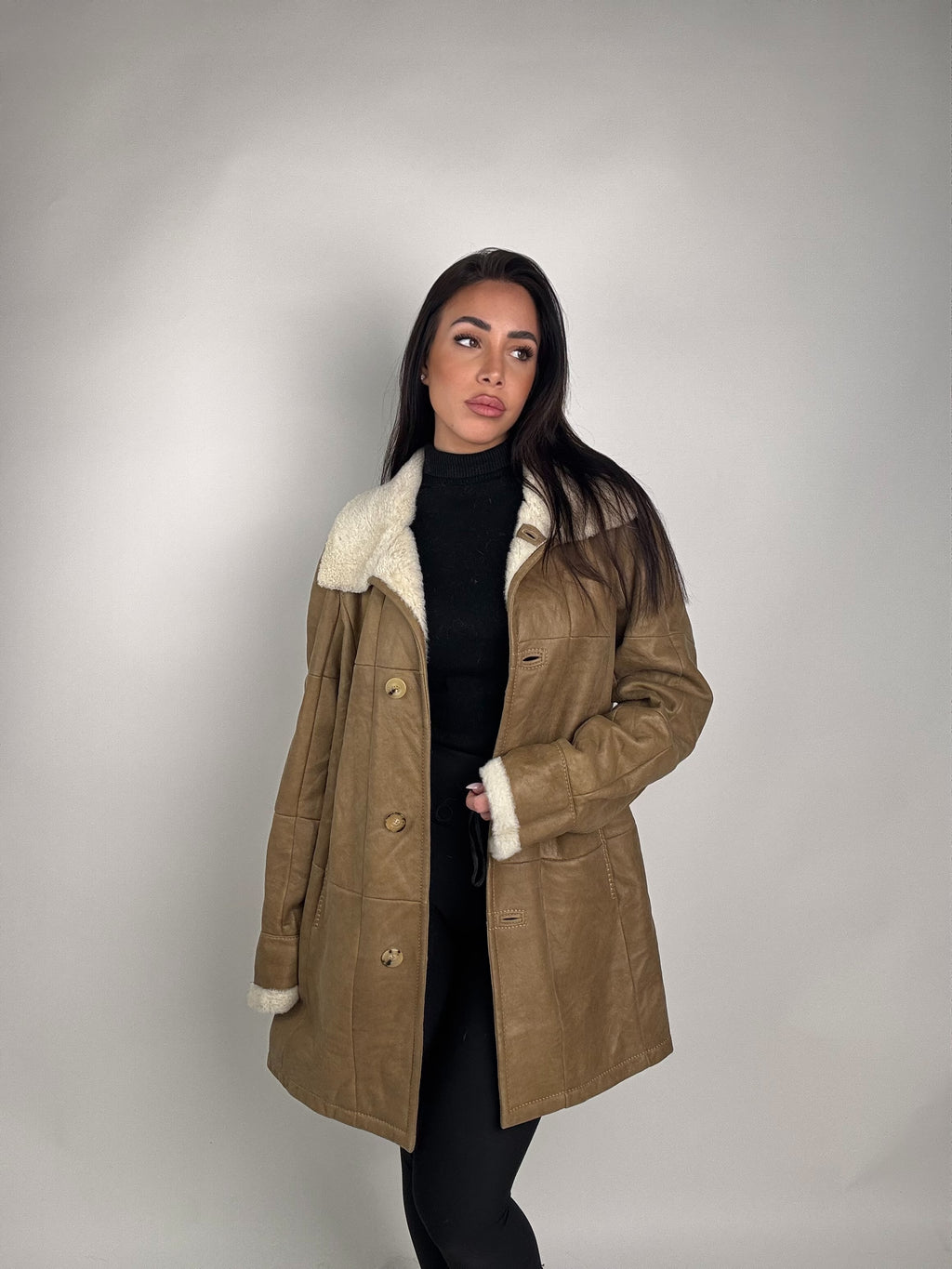 Shearling coat N165