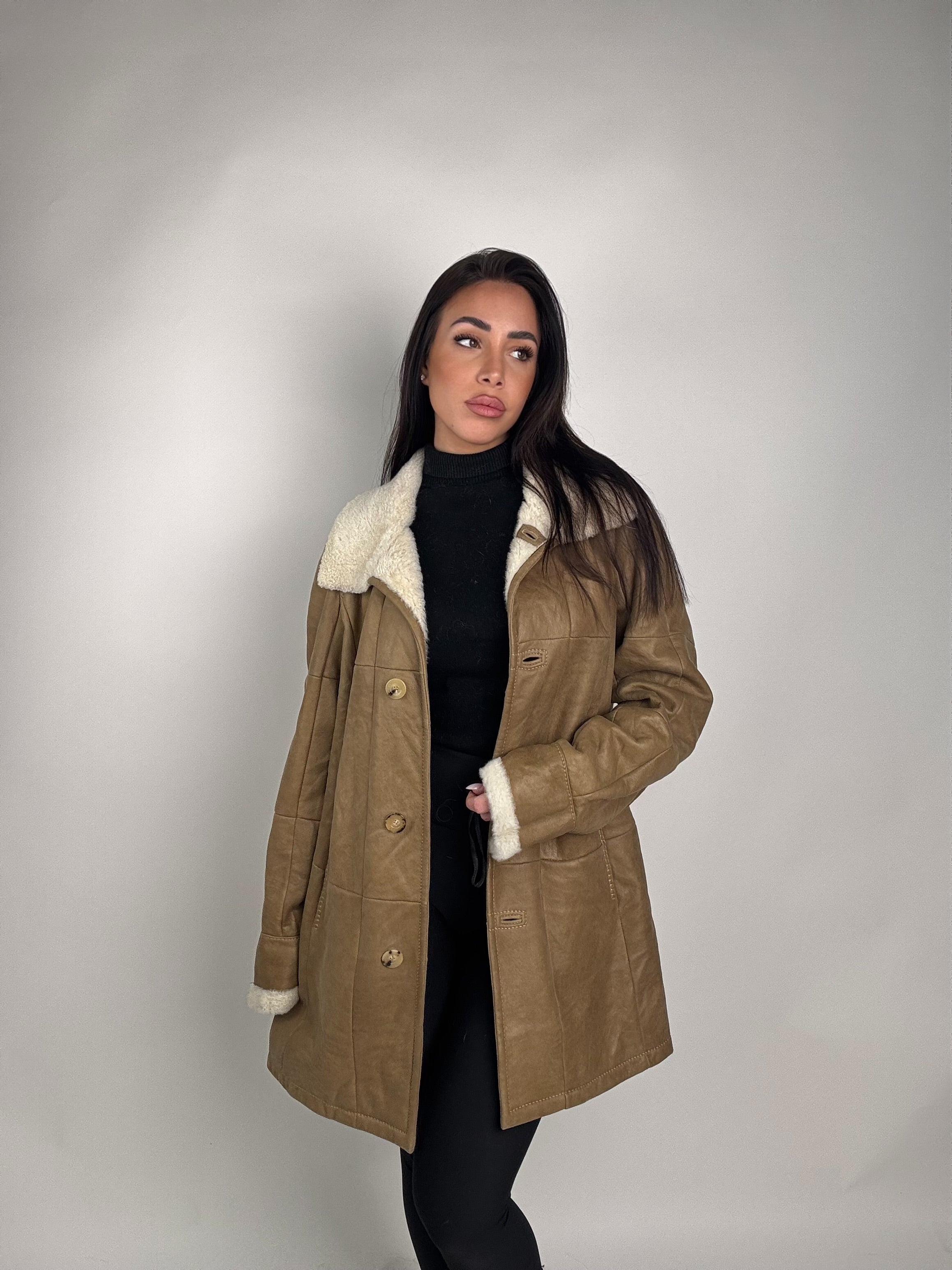 Shearling coat N165
