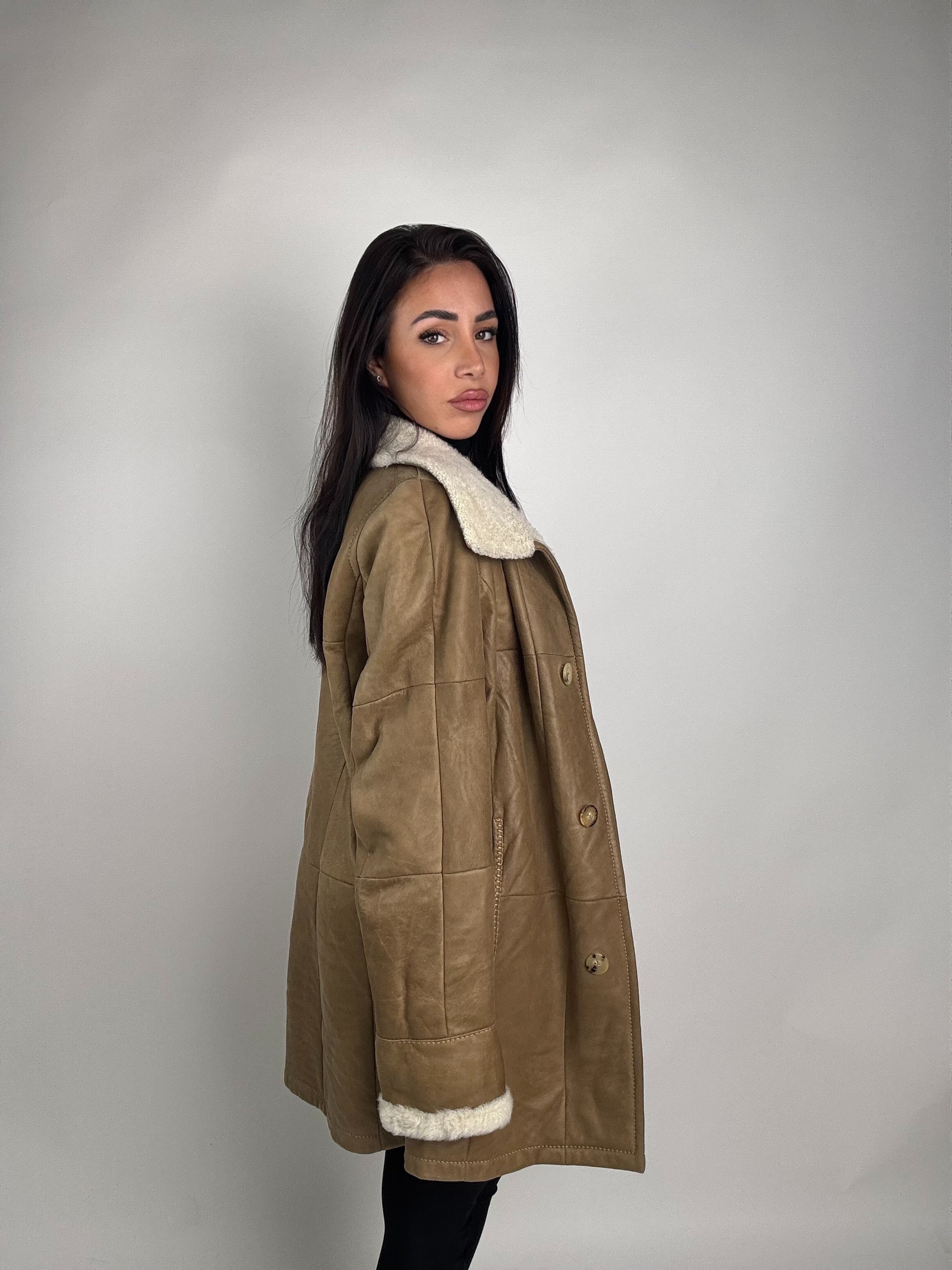 Shearling coat N165
