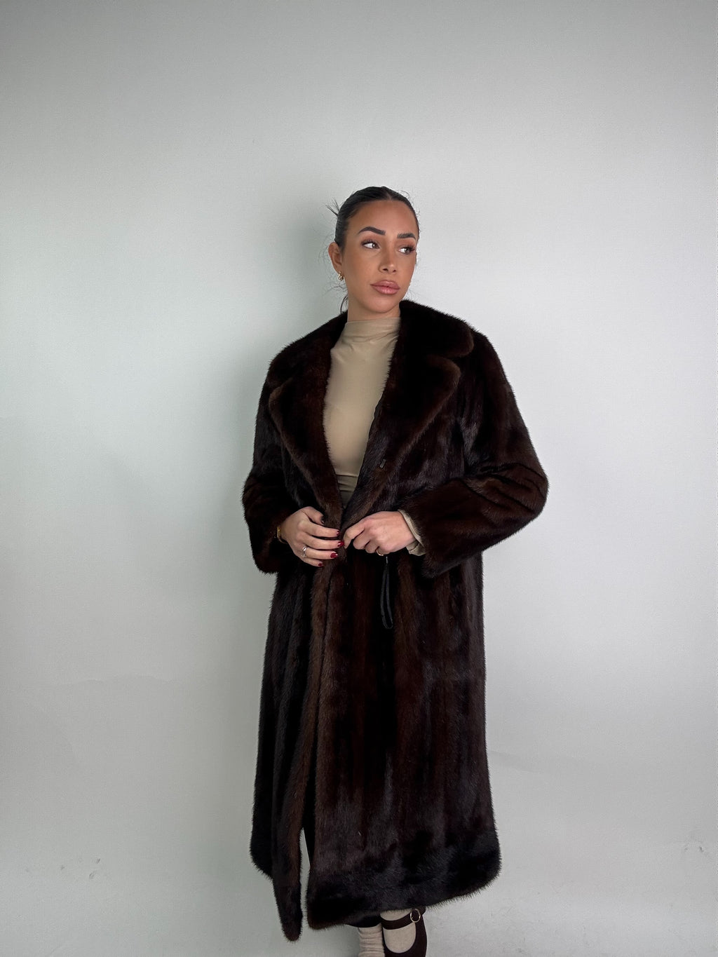 Cappotto in visone N398