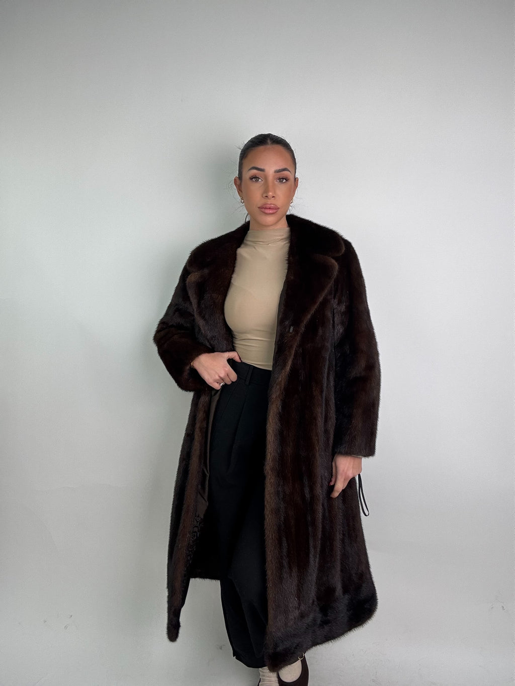 Cappotto in visone N398