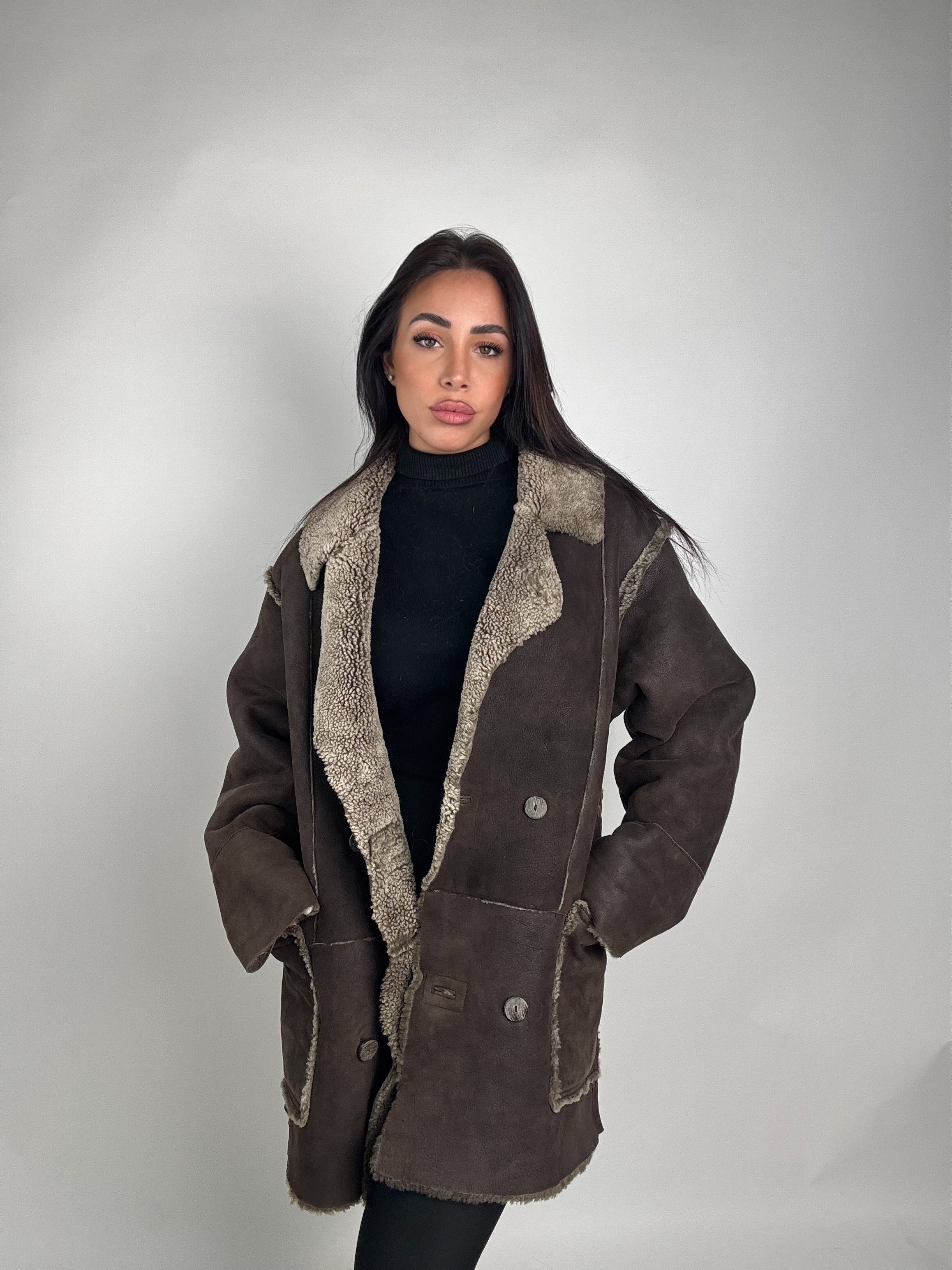 Shearling coat N169