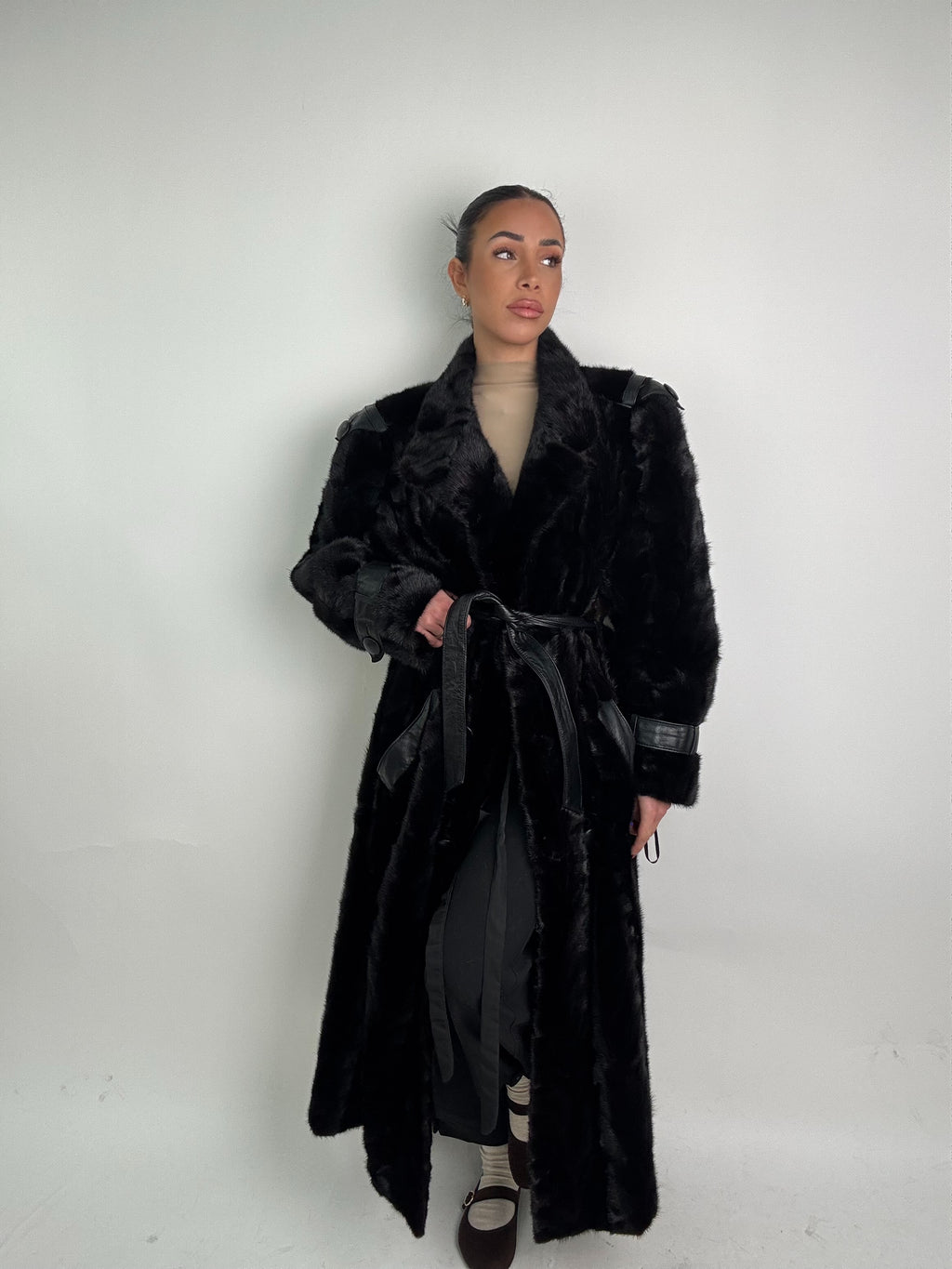 Cappotto in visone N399