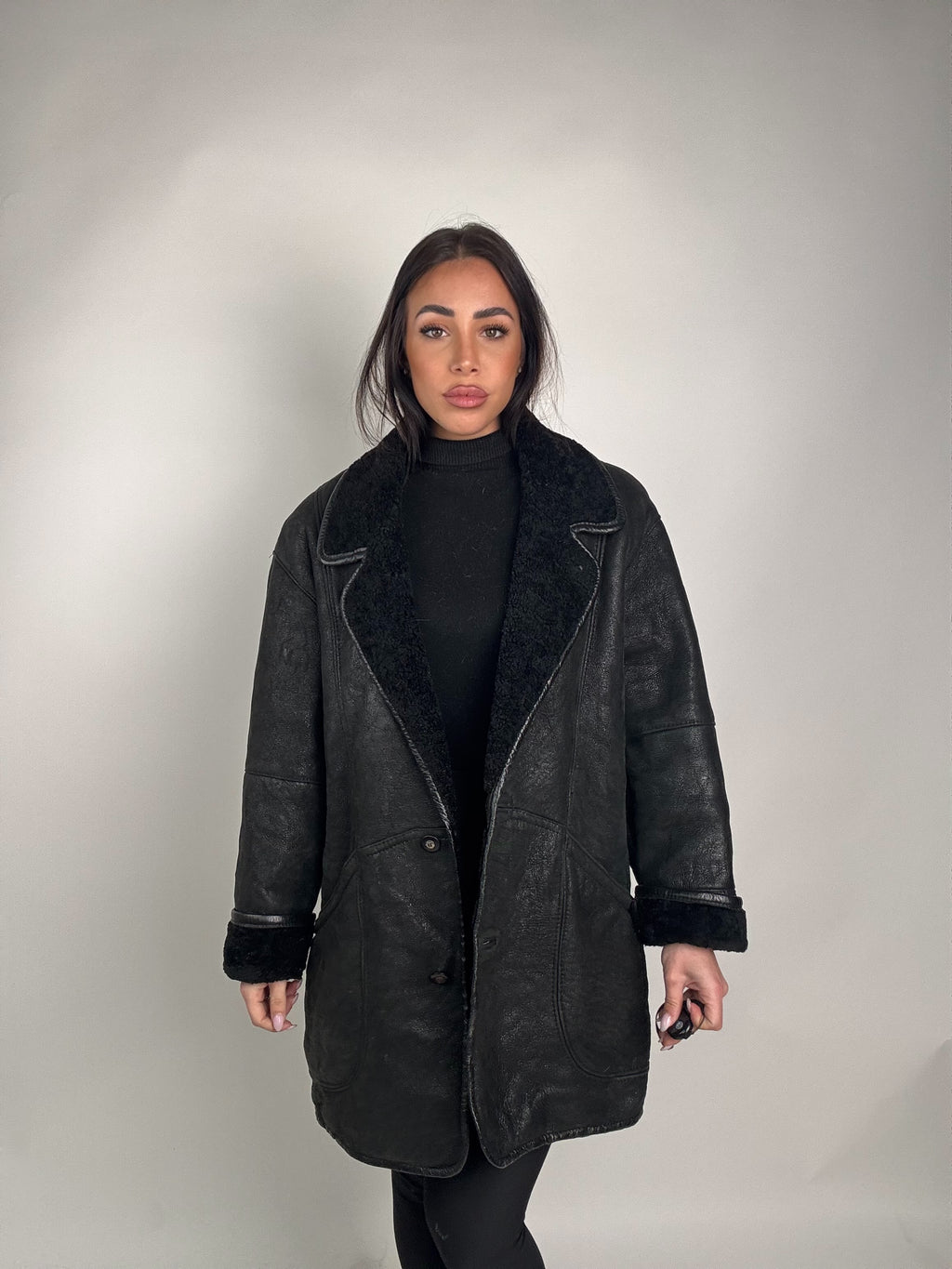 Shearling coat N171