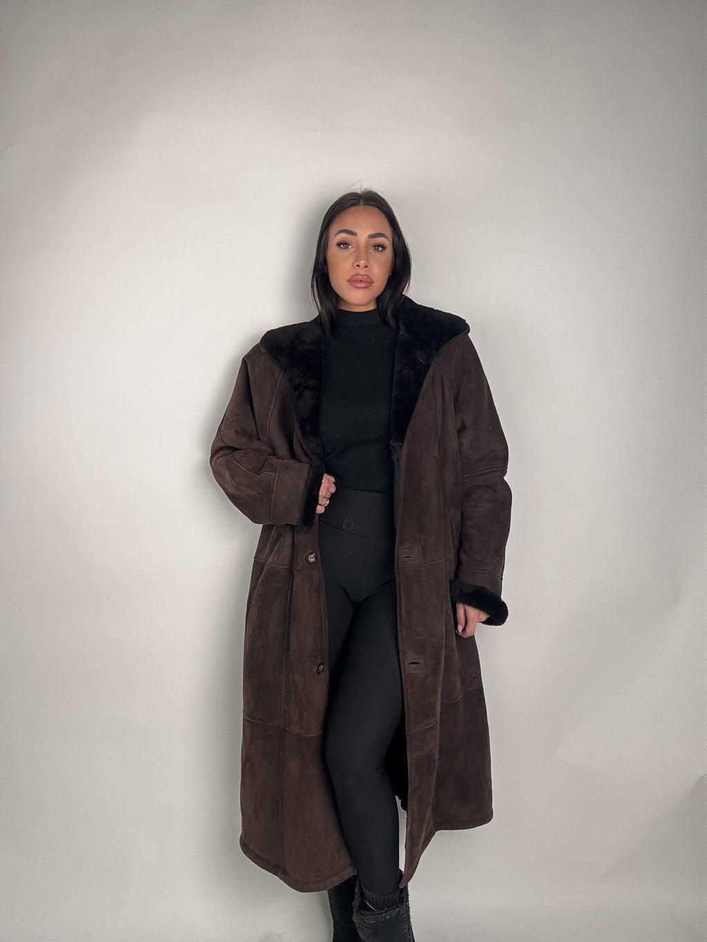 Shearling coat N173